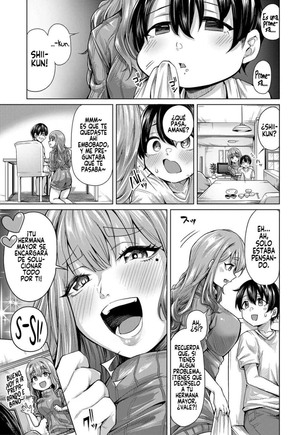 [Yawano Yawa] Ama Ama Amanee｜La Amable pero muy “Amable” Amane (Boku to Ecchi na Onee-chan) [Spanish] [Andreww857 = -A.W. SCAN-] [Digital] - Page 11