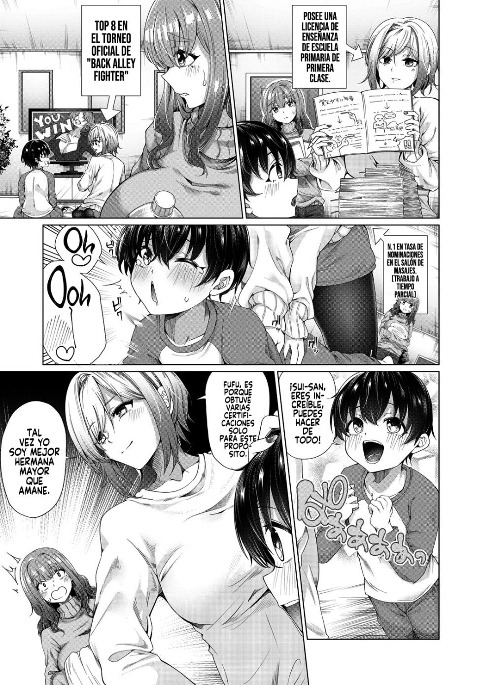 [Yawano Yawa] Ama Ama Amanee｜La Amable pero muy “Amable” Amane (Boku to Ecchi na Onee-chan) [Spanish] [Andreww857 = -A.W. SCAN-] [Digital] - Page 37