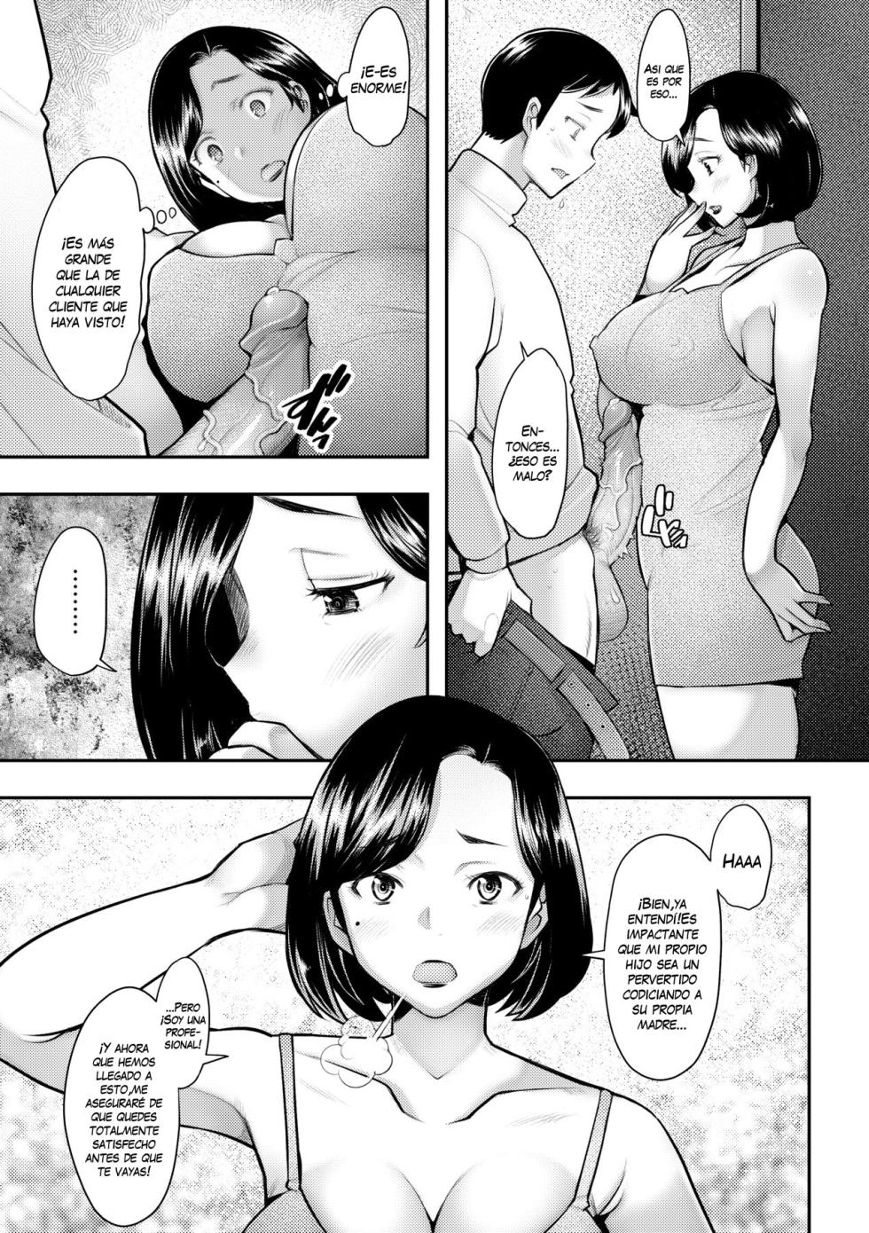 [Sakai Hamachi] Okaasan Ha Soap No Nioi | Mommy Smells Like Soap (Okinimesu Mama) [Spanish] [VarKatzas666] [Decensored] - Page 7