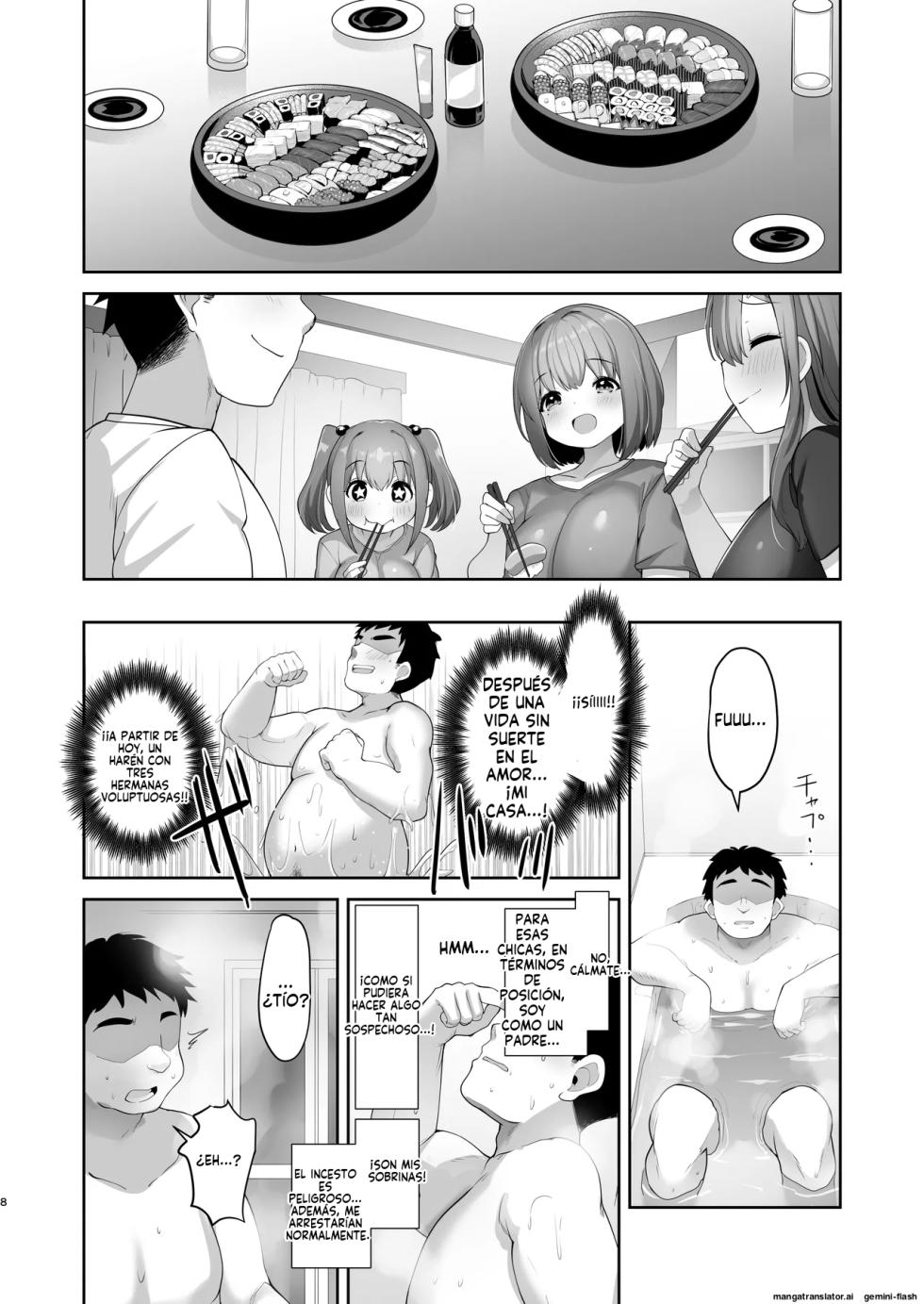 Mei Chichi Harem Mecha Amaetekuru Kogara Bakunyuu Meikko (Spanish) MTL - Page 7