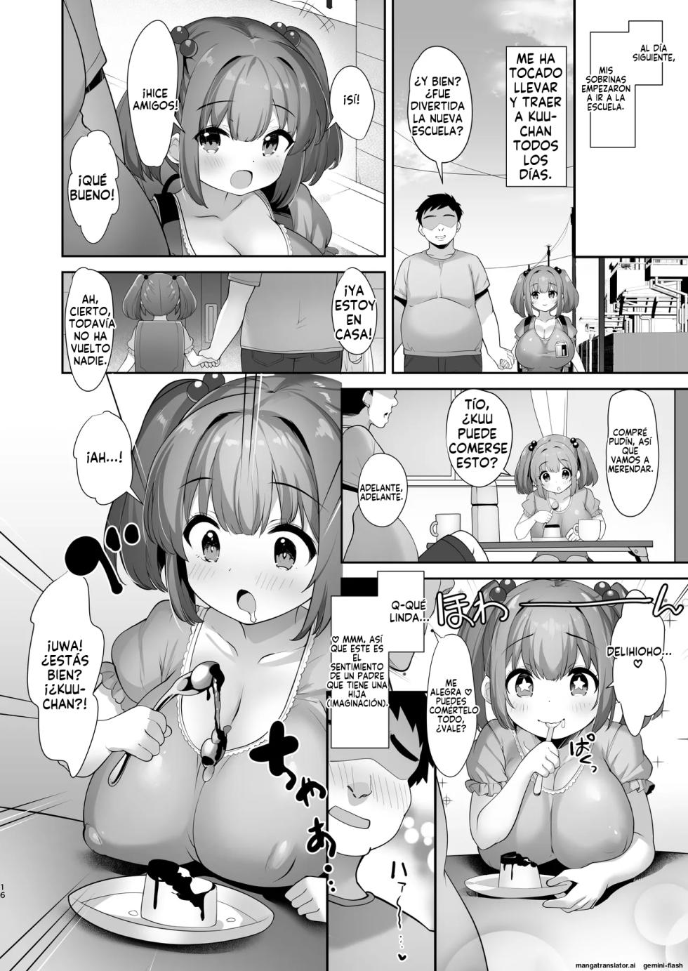 Mei Chichi Harem Mecha Amaetekuru Kogara Bakunyuu Meikko (Spanish) MTL - Page 15