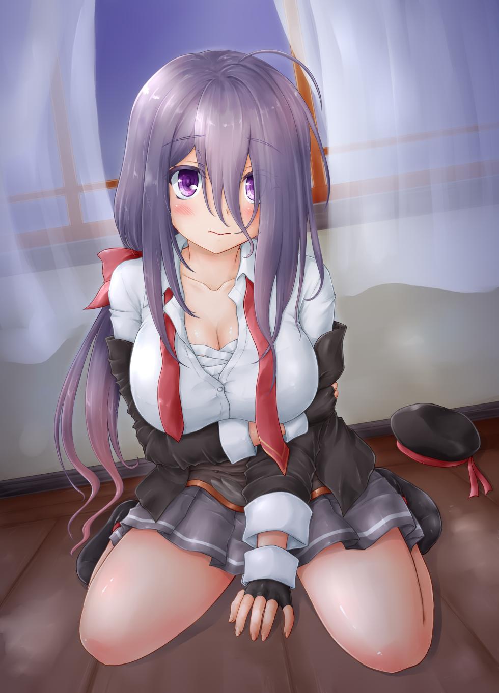 [Newtype Kenkyuujo (Kotowari)] Namidame ga Kawaii Kakure Kyonyuu no Uchi no Hishokan (Kantai Collection -KanColle-) [Digital] - Page 23