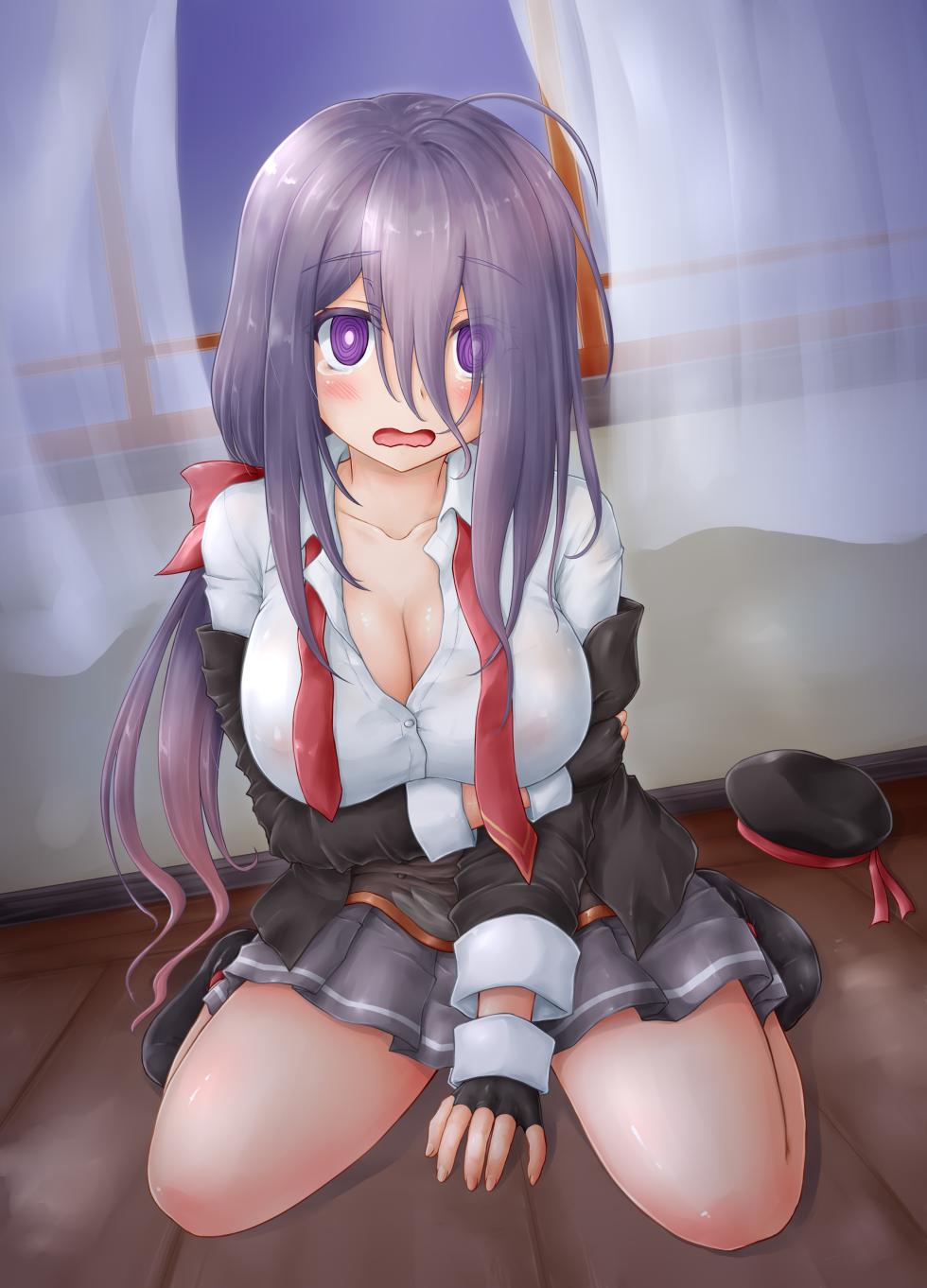 [Newtype Kenkyuujo (Kotowari)] Namidame ga Kawaii Kakure Kyonyuu no Uchi no Hishokan (Kantai Collection -KanColle-) [Digital] - Page 25