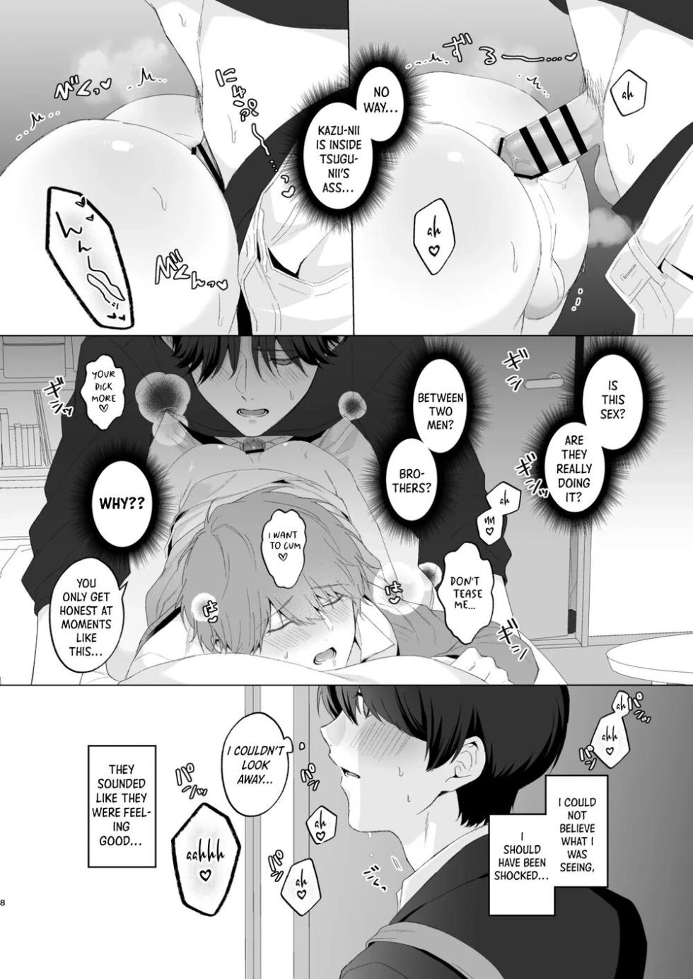 [Imobatake (Oimo)] San Kyodai de Nakayoshi Etchi Chinan Ukete [Eng] - Page 8