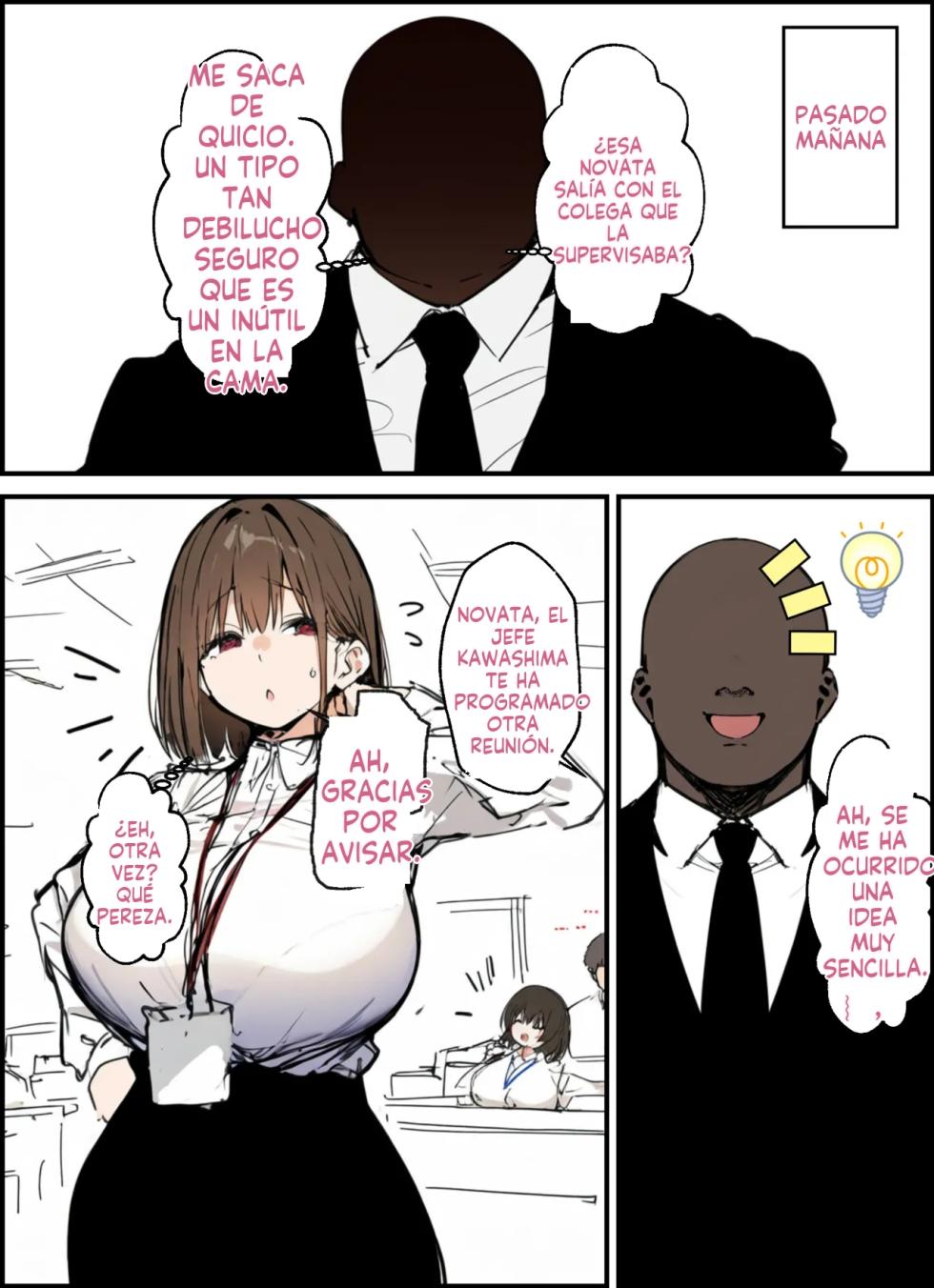 Minna ga Neratteru Shinsotsu-chan wo Netorasetemita Ominubasu 3 (Spanish) MTL - Page 16