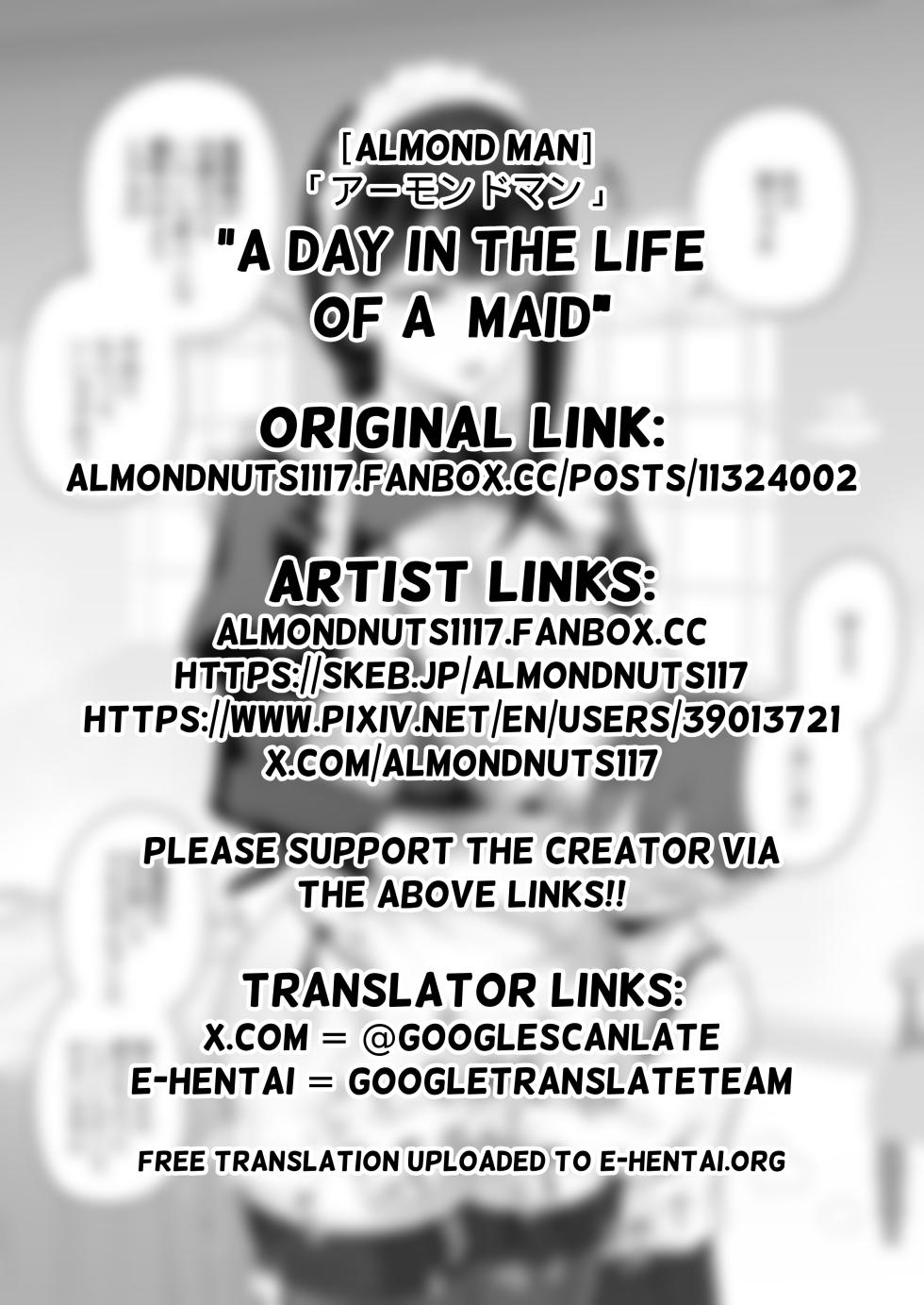 [Almondman] Erogaki Bocchama no Moto de Gohoushi suru Maid-san no 1-nichi | A Day in the Life of a Maid [English] - Page 9