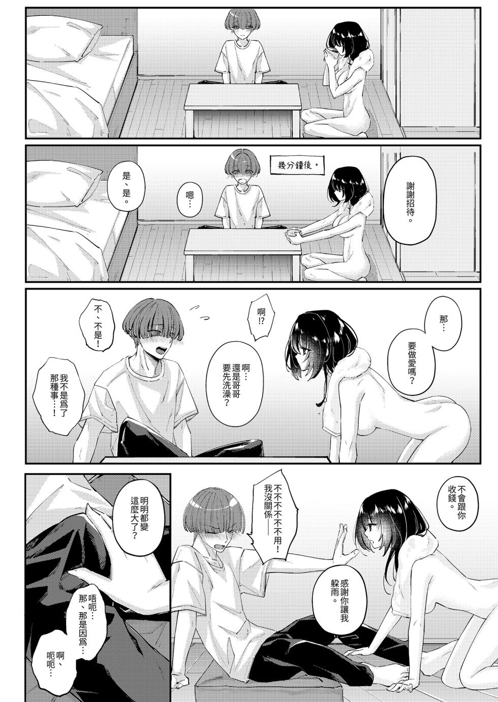 [Seika Kairaku Shoten (Shitiken Nana)] Zubunure no Nekokei Gal o Hirotta node Ie de Kau Koto ni Shimasu | 撿了一隻全身溼透的貓系辣妹回家 [Chinese] [Decensored] [Digital] - Page 12