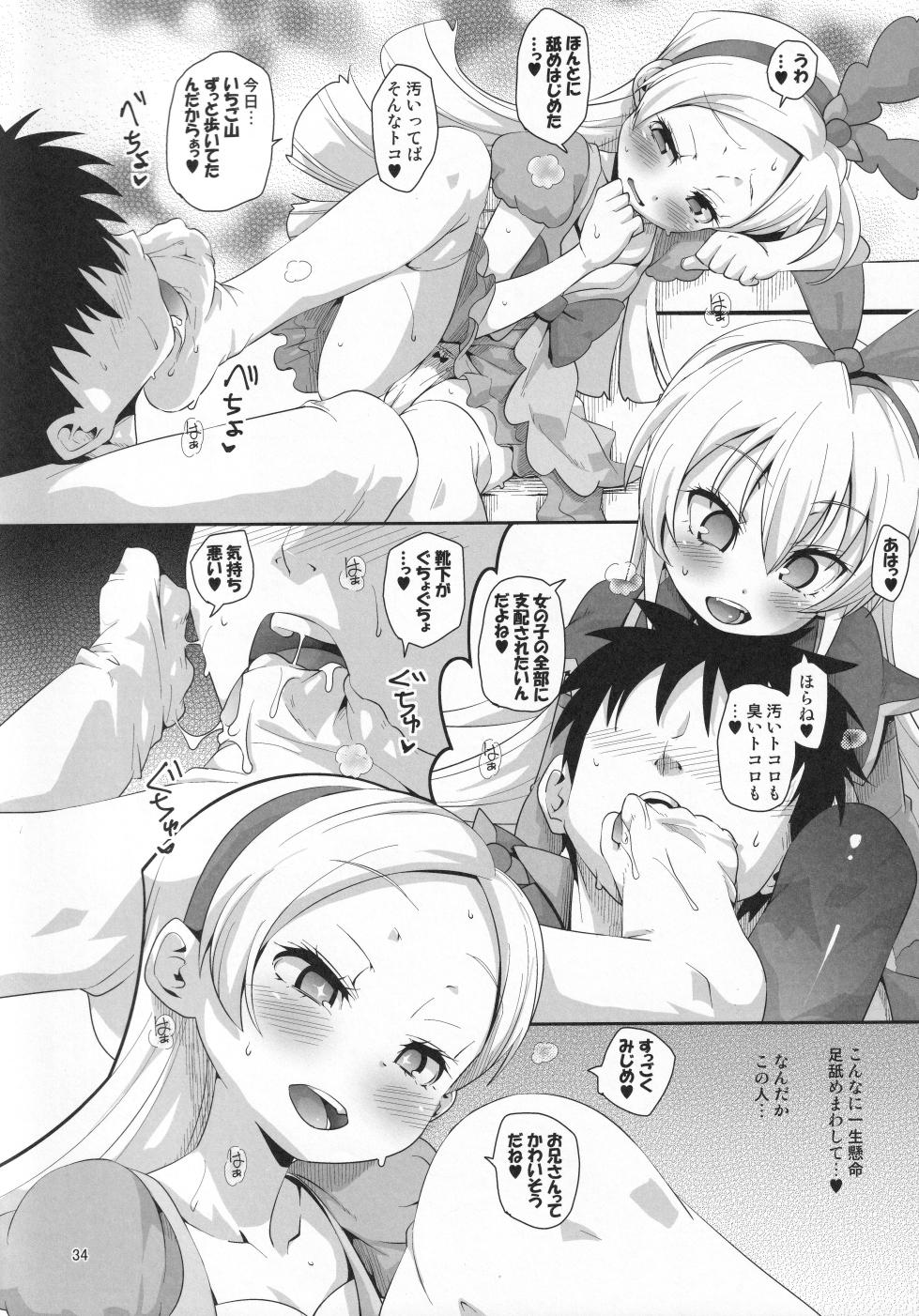 (C106) [CLUTCH SHOT KING (Kakkuu)] Jikochuu Hime Chronicle  (Precure Series) - Page 33