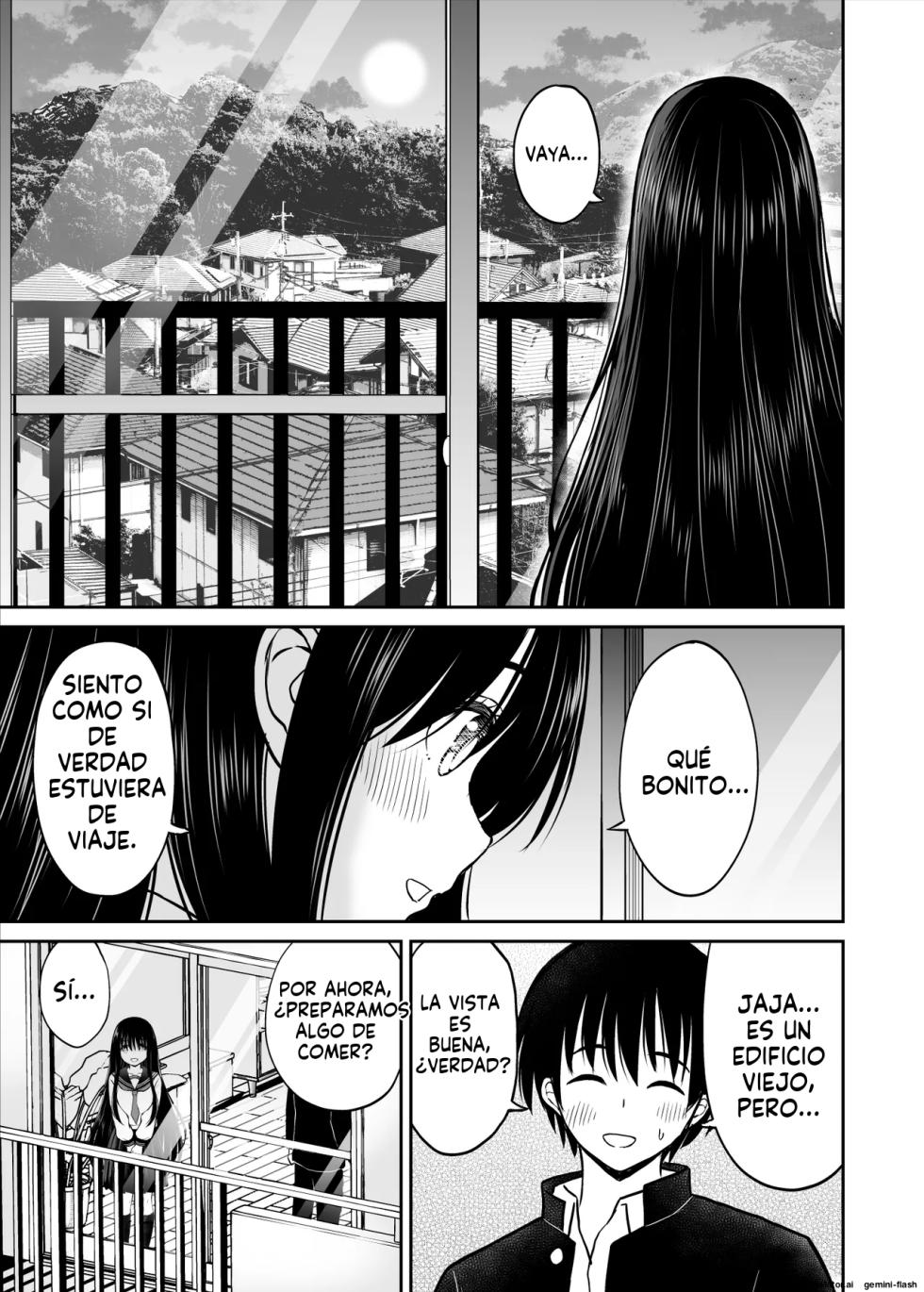 [Kotorakku] Ura Shuugaku Ryokou Nikki ~Seishun Dekinai Bokura no, Himitsu no Nihaku Mikka~ [Spanish] [MTL] - Page 14