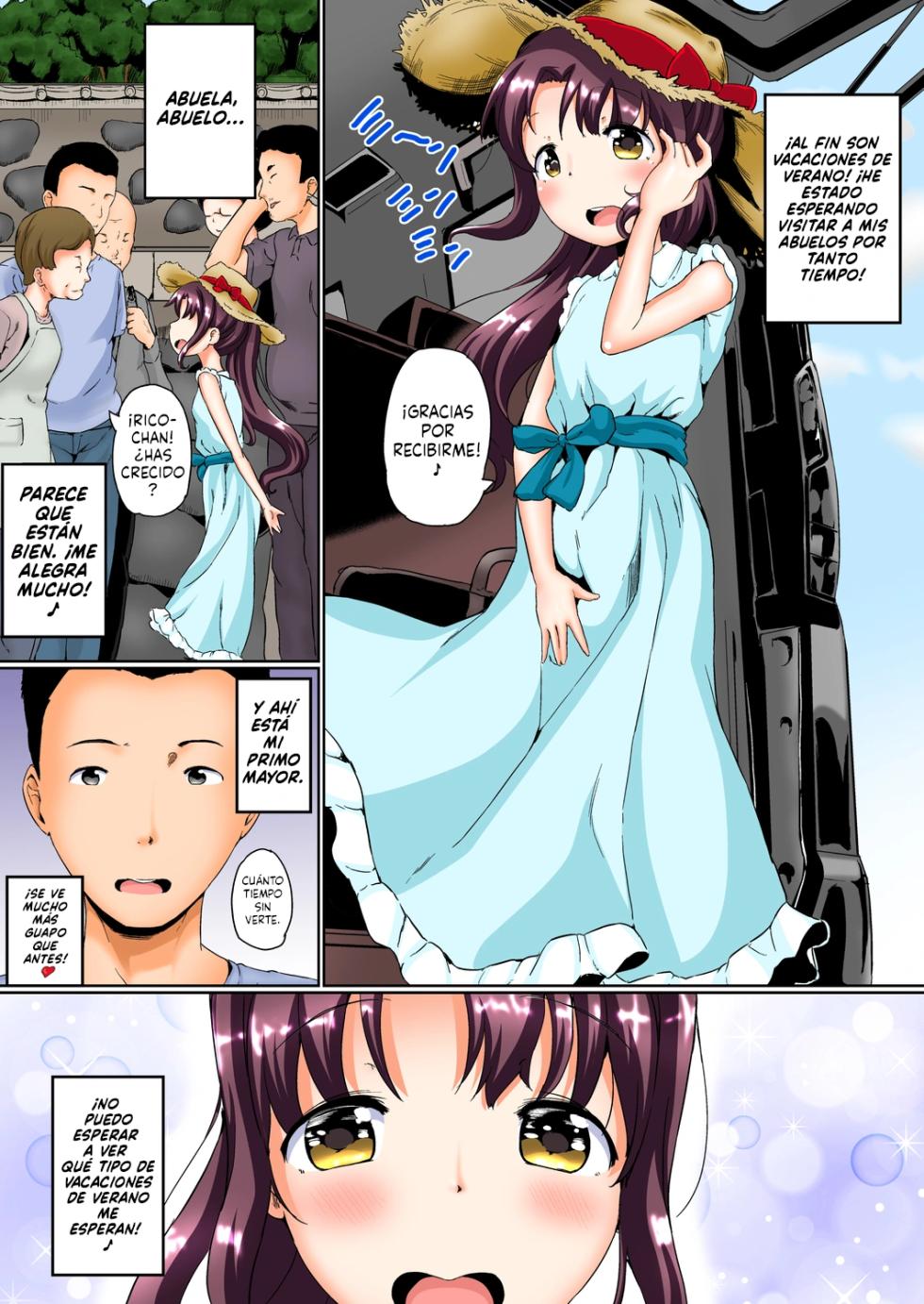 [Tanpopo Suisan+Ziggurat (INAGO)] Natsuyasumi no jiyuukenkyu Riko choukyou 1 kaime~renzoku zetchou o sa se te miyo u!~ [Full Colour Version] [Spanish] [MandaloAsiNoma] [Digital] - Page 2