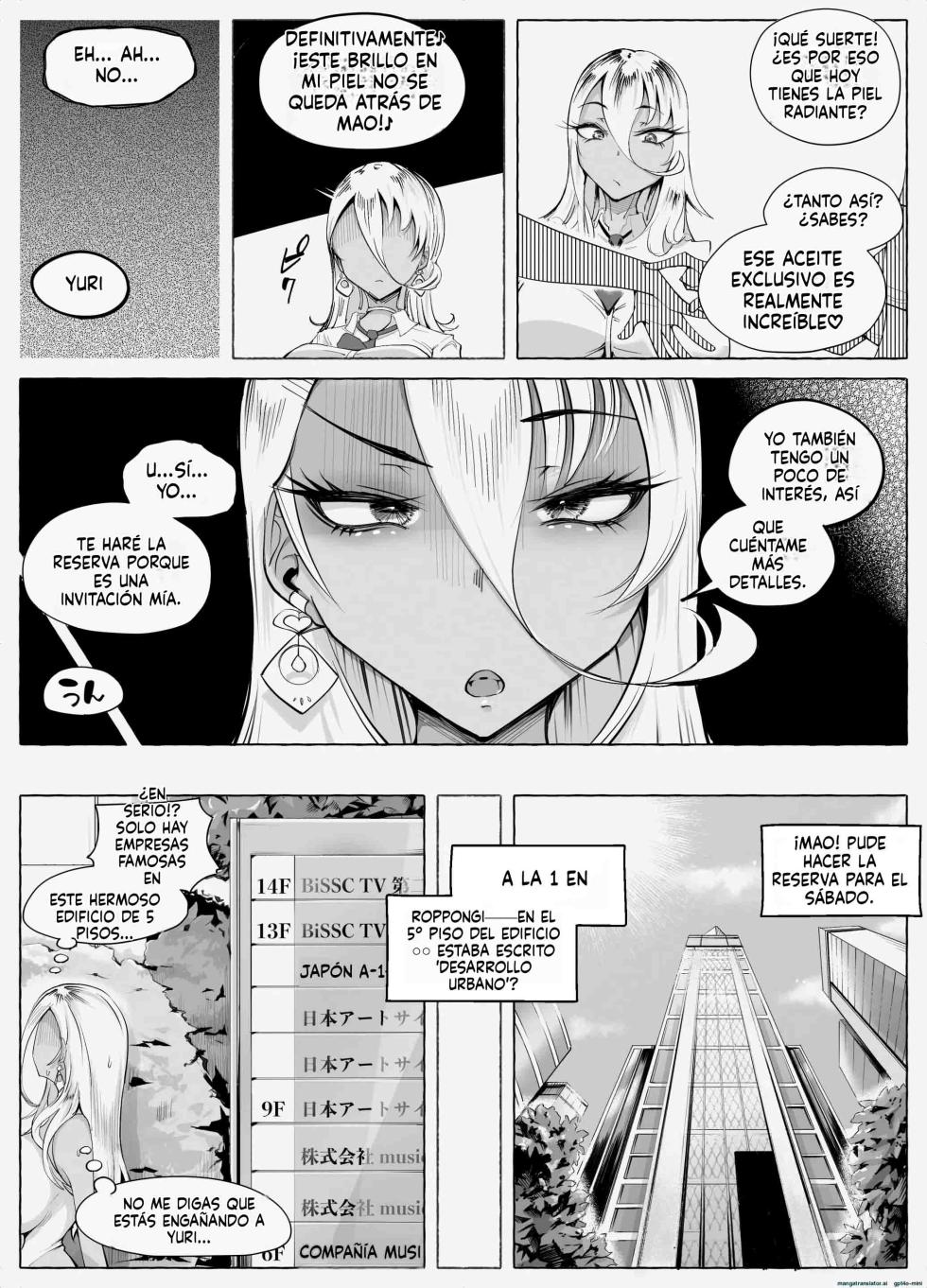 [blue soda] Saikyou Gal Wakarase Oil Massage｜Un Masaje de Aceite para Domar a una Gal Arrogante [Spanish] [FallenSub] - Page 6