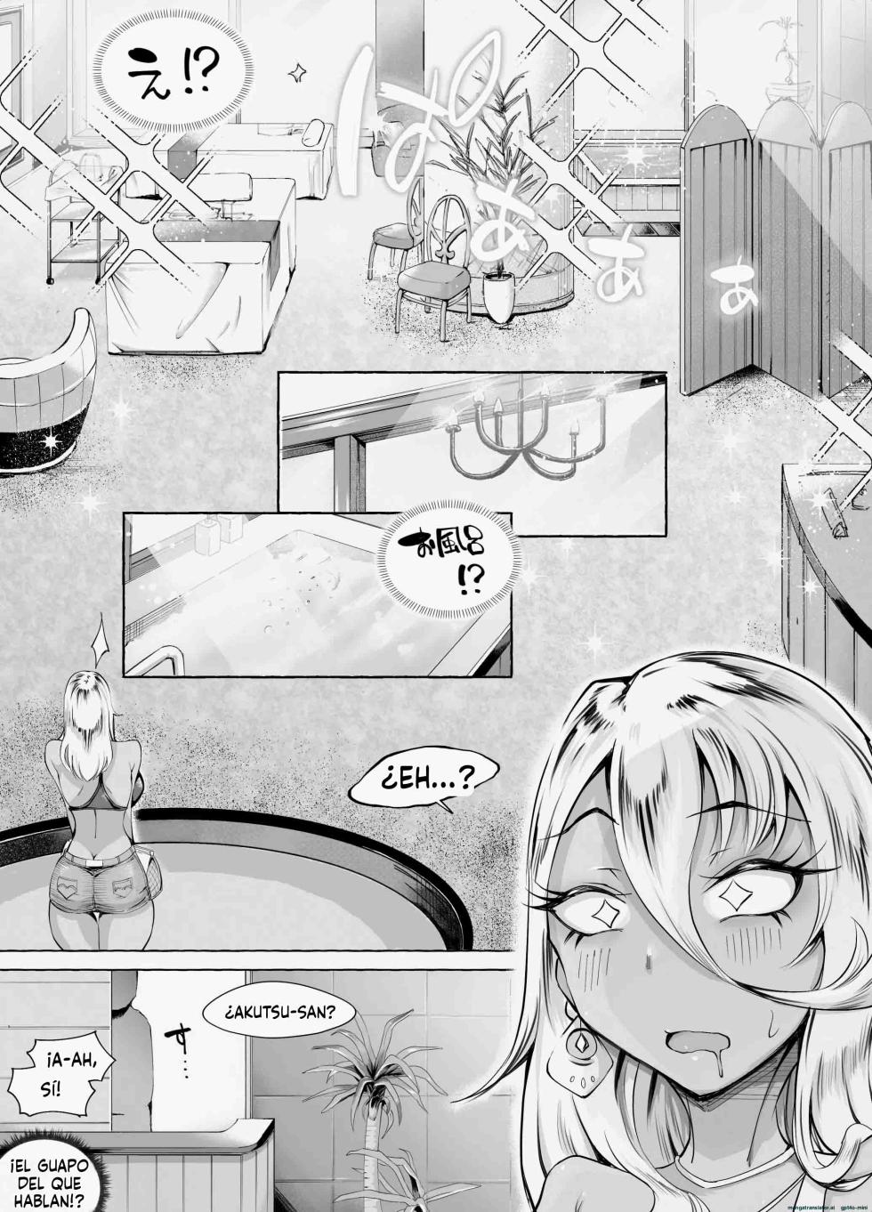[blue soda] Saikyou Gal Wakarase Oil Massage｜Un Masaje de Aceite para Domar a una Gal Arrogante [Spanish] [FallenSub] - Page 8