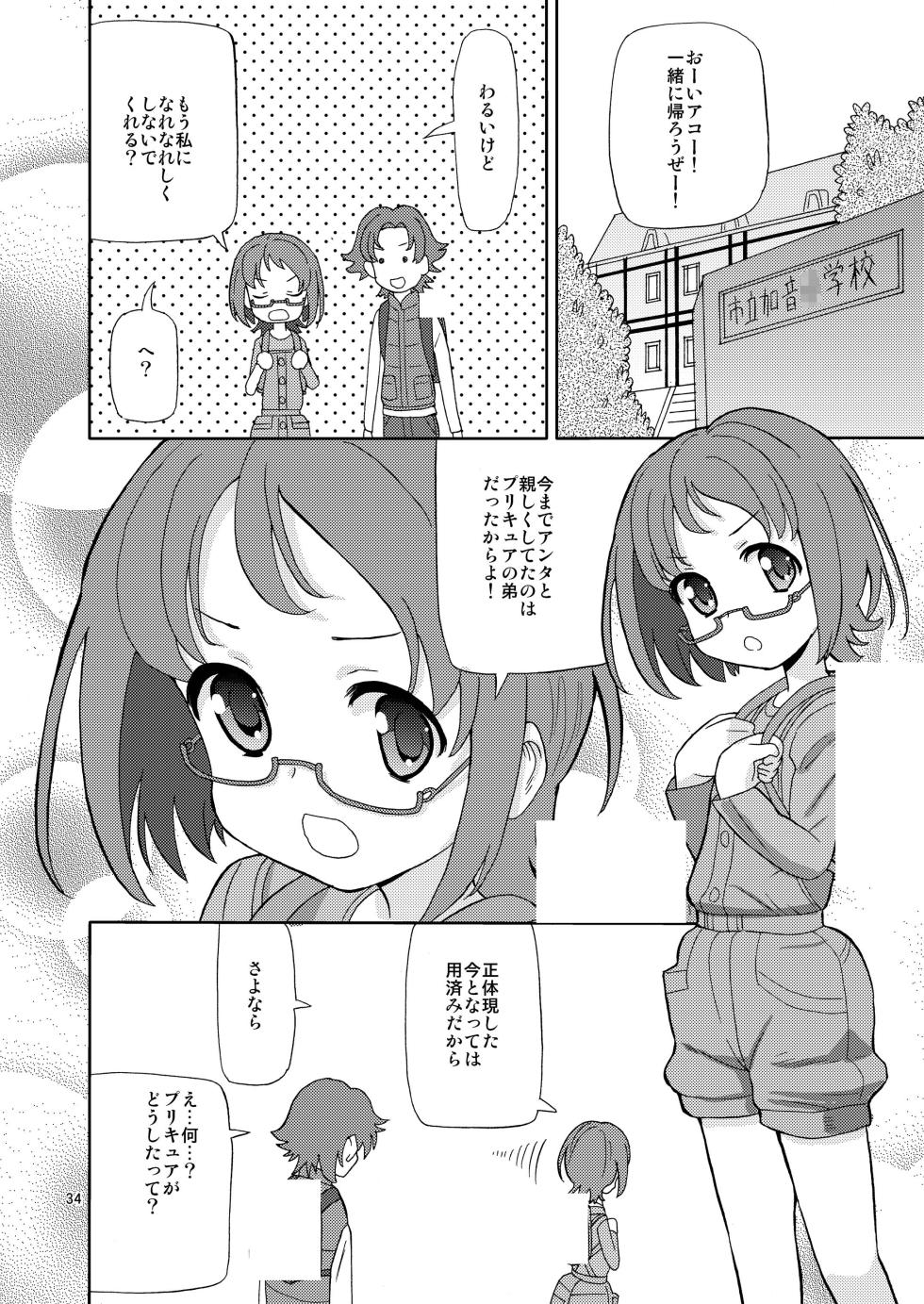 [Areya (Homing)] PreAre Soushuuhen Ki Isshoku (Precure Series) [Digital] - Page 33