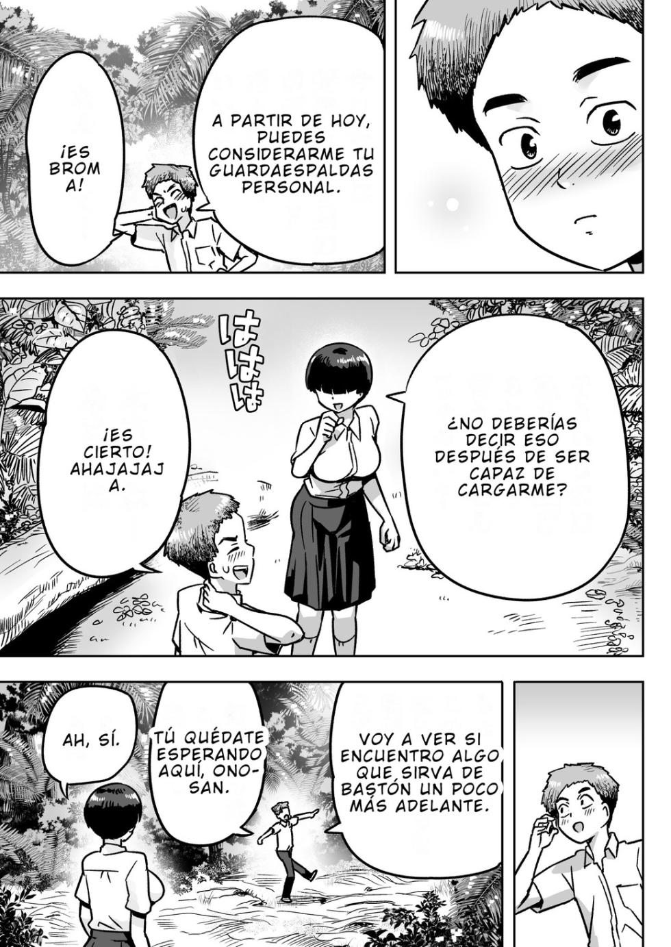 [Toilet Komoru] Mujintou no Ono-san | Ono-san en la isla desierta [Spanish] - Page 16