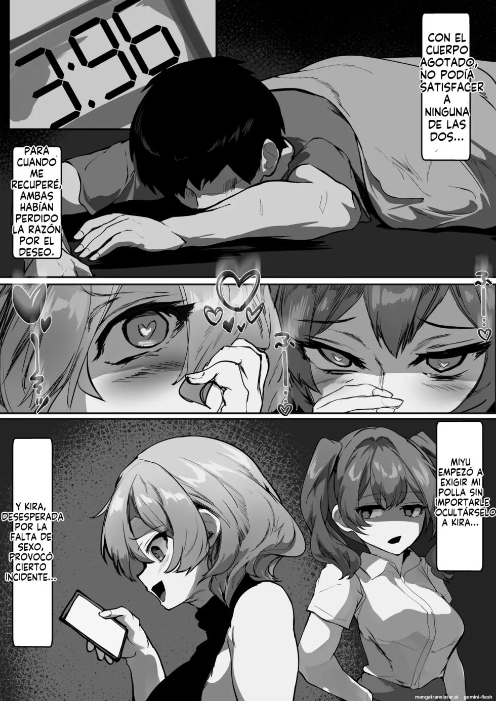 Kyonyuu Mama to Menhera Kanojo o Oyakodon ni Shite Haramaseru Hanashi (Spanish) MTL - Page 24