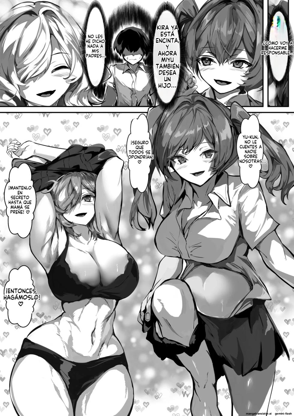 Kyonyuu Mama to Menhera Kanojo o Oyakodonburi ni Shite Harama seru Hanashi tsui (Spanish) MTL - Page 23