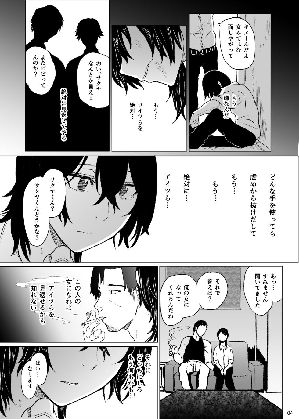 [Shinsei Lolishota (Shinsei Frontier) (Kizuki Rei)] Ijimerareteita Boku ga Yakuza no Onna ni Naru made [Digital] - Page 5