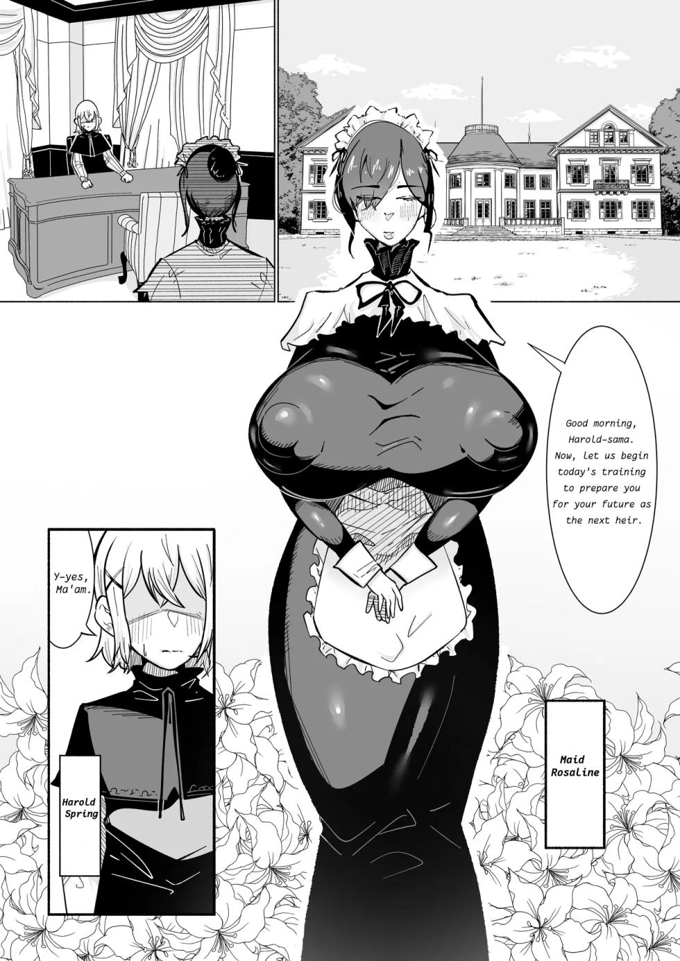 [Fusion] A story about a boy getting back at an expressionless, sadistic maid who teased his little penis. - Page 2