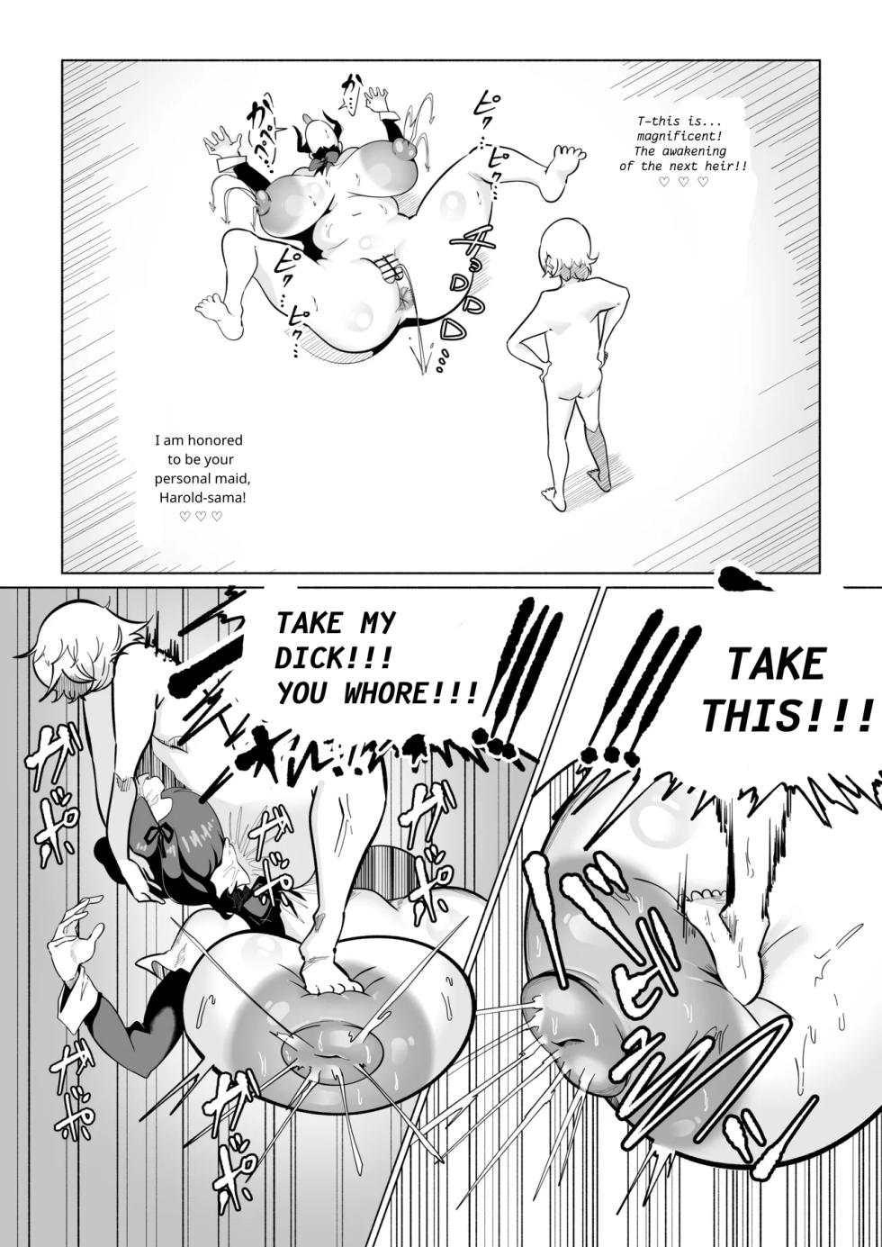 [Fusion] A story about a boy getting back at an expressionless, sadistic maid who teased his little penis. - Page 17