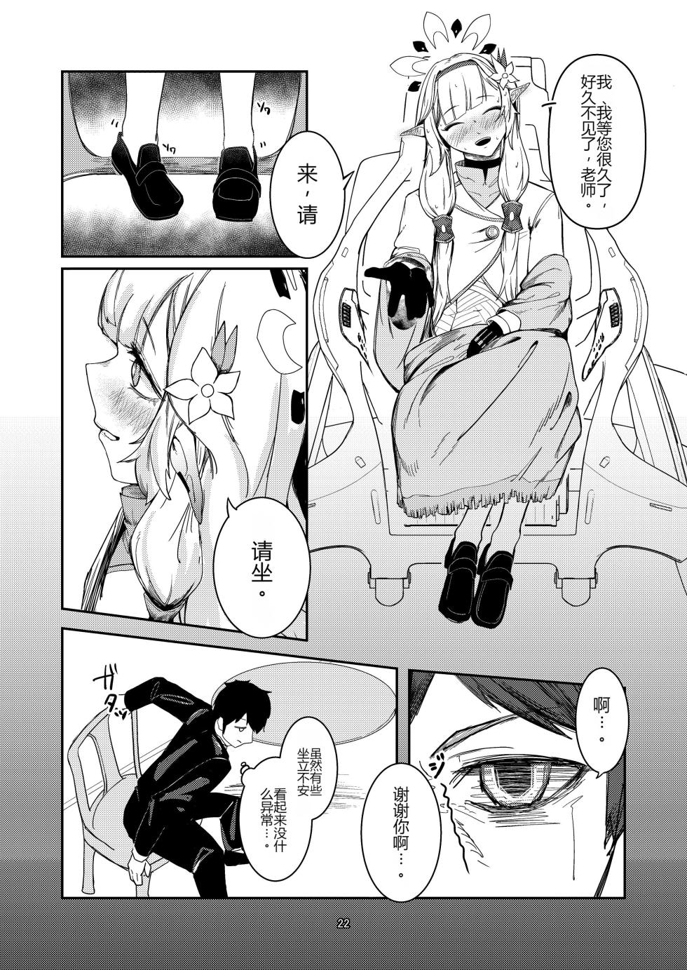 [Ketsu no Harukasu (Mionokami Oboro)] Akeboshi Shinryaku no Yume Daiichiya  (Blue Archive)[个人机翻] - Page 22