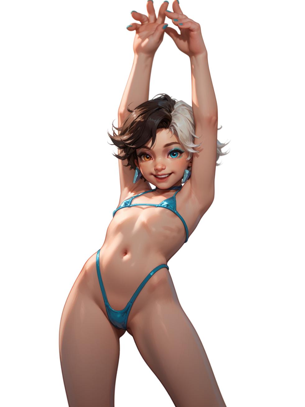 Mini Marvel Girls KMB [Ai generated] [Uncensored] - Page 9