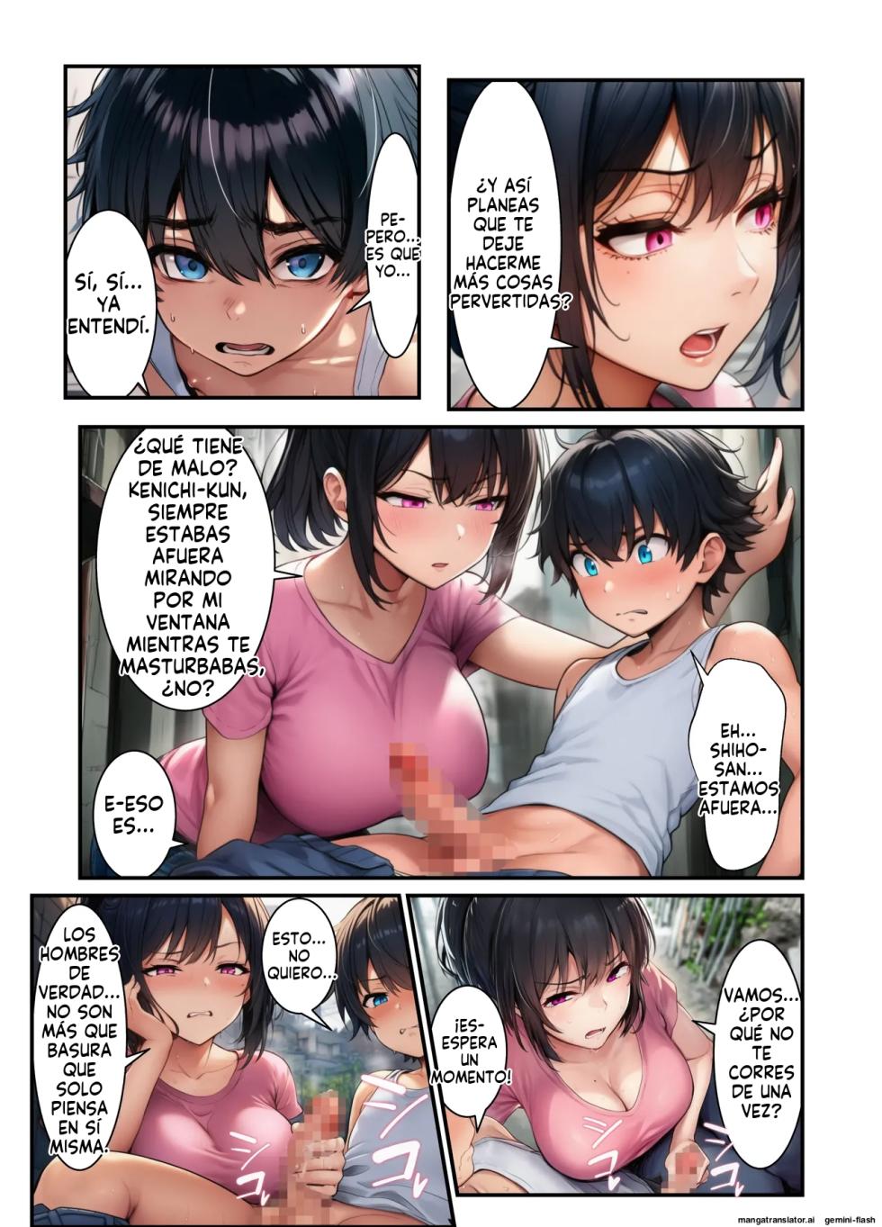 Onani o mi rareta hitodzuma (38) ga nozoki danshi no chinko ni netora reta - 撮影記録イラスト係 (Spanish) MTL - Page 31