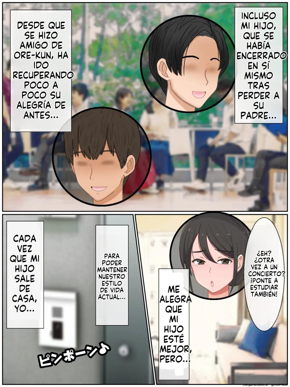 Musuko no Tomodachi to Tanetsuke Sex Kozukuri Mansion no Kyonyuu Haha 1 (Spanish) MTL - Page 3