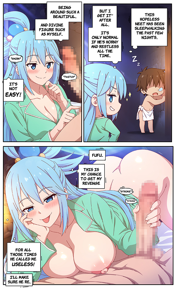 [Blue-Senpai] Aqua (Konosuba) [English] - Page 1
