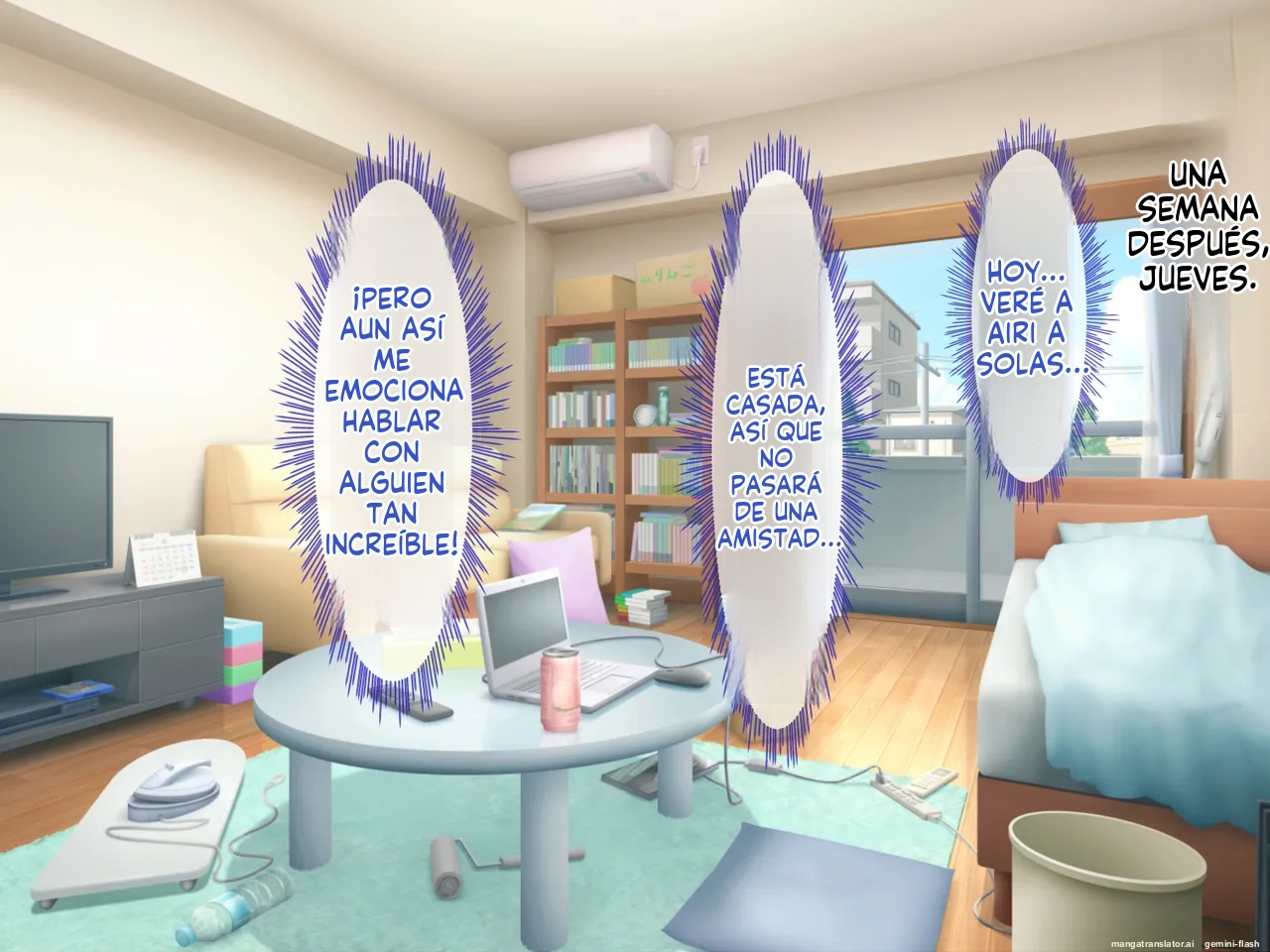 Gal Hitozuma ga Inkya ni Chin Make Shite Netorare Ninshin suru Hanashi (Spanish) MTL - Page 21