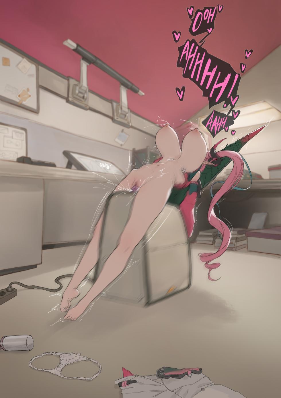 [FrozenSpiderLily] 伊冯 - "Noob Pussy Test"  （Chinese）（q8Vxx译） - Page 15