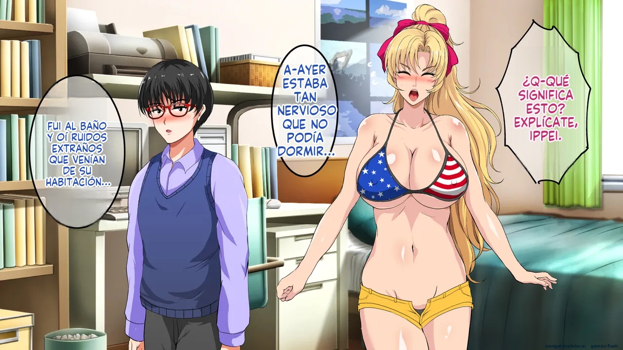 InCha Otouto ga Kinpatsu Hakujin Aniyome o Netoru Hanashi (Spanish) MTL - Page 40