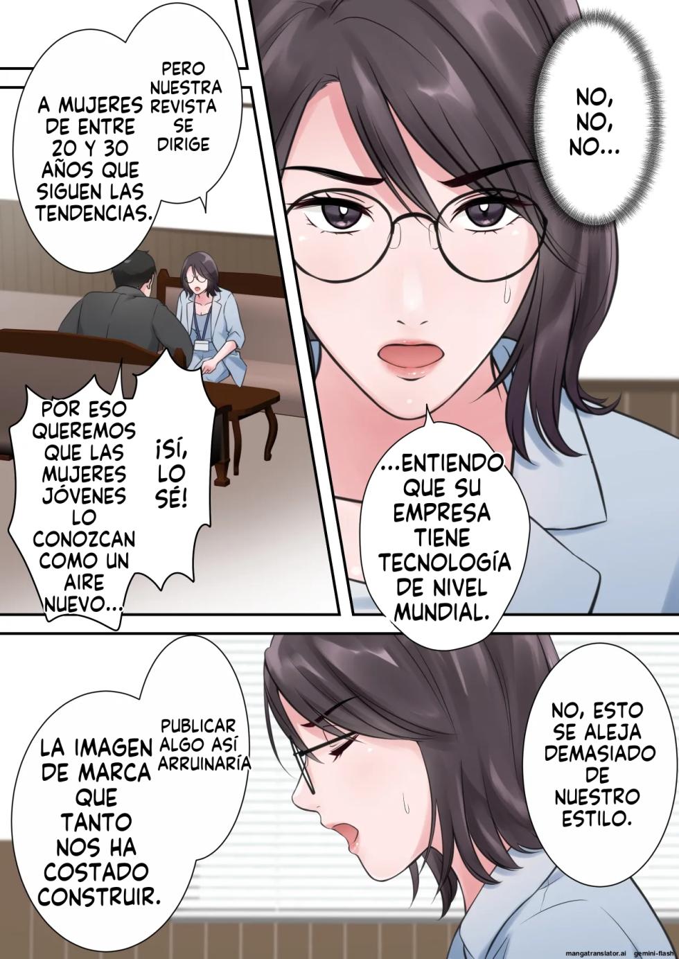 Oshare na BariCare Henshuuchou ga Gehin na Oji-san ni Netorareru made (Spanish) MTL - Page 10