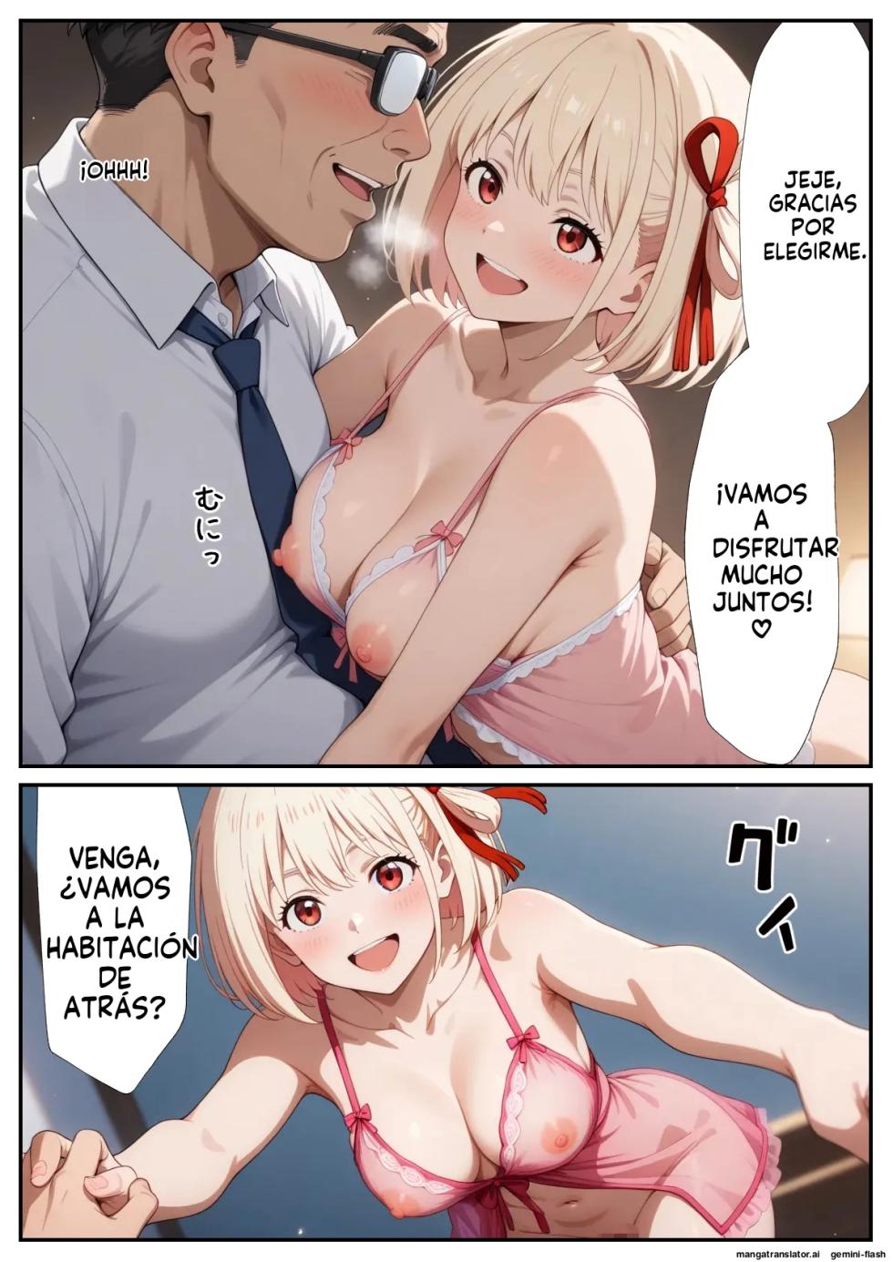 Lycolyco Ura Fuuzoku - Daburu Kuriku (Spanish) MTL [AI Generated] - Page 5