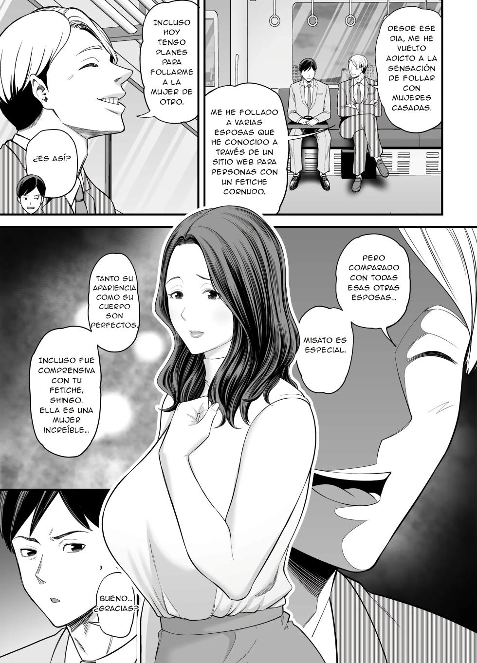 [Ura Meshiya (Maccha Neji)] Seisozuma Netorase... 2｜Esposo Cornudo... 2 [Spanish] [New Scan Doujin] - Page 6