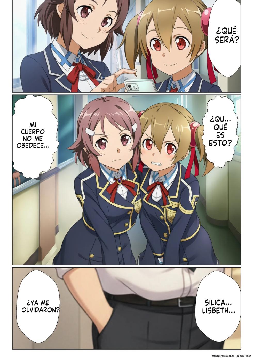 [Sakuru Kyuukanbi] Netorare Kairaku Ochi Harem Dairankou (Sword Art Online) [Spanish] [MTL]   [AI Generated] - Page 26