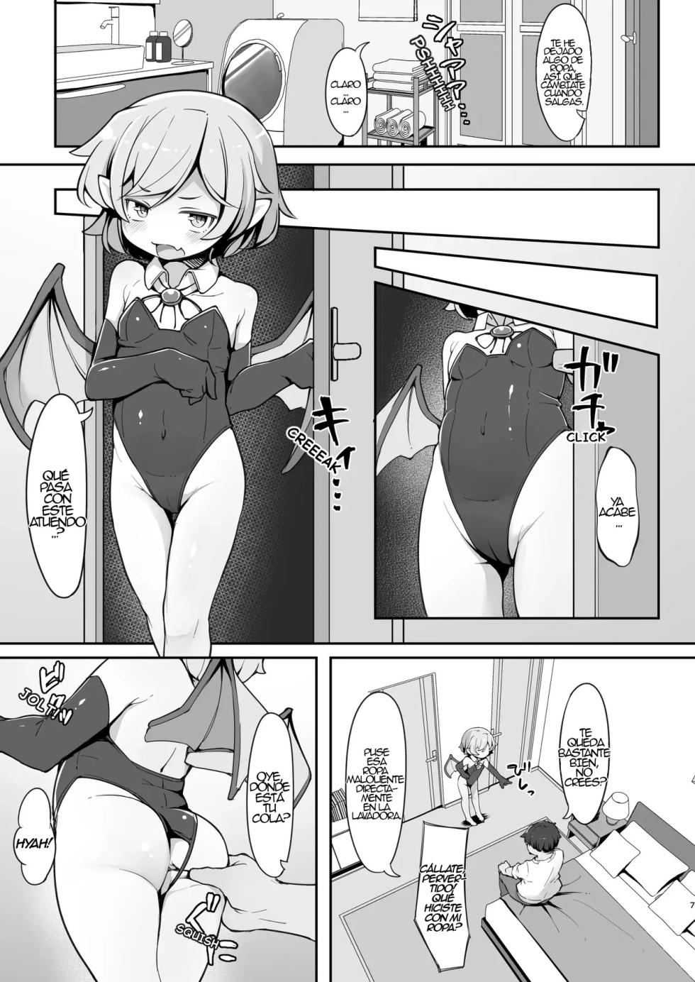[Aparachiya (Kabu)] Sondai na Houmuresu Kyuuketsuki wa Shitsukeraretai｜La Vampira Legal y Arrogante Quiere ser Disciplinada (Touhou Project) {Spanish} {EbisuTraslade - ACATLLL} {Digital} - Page 6