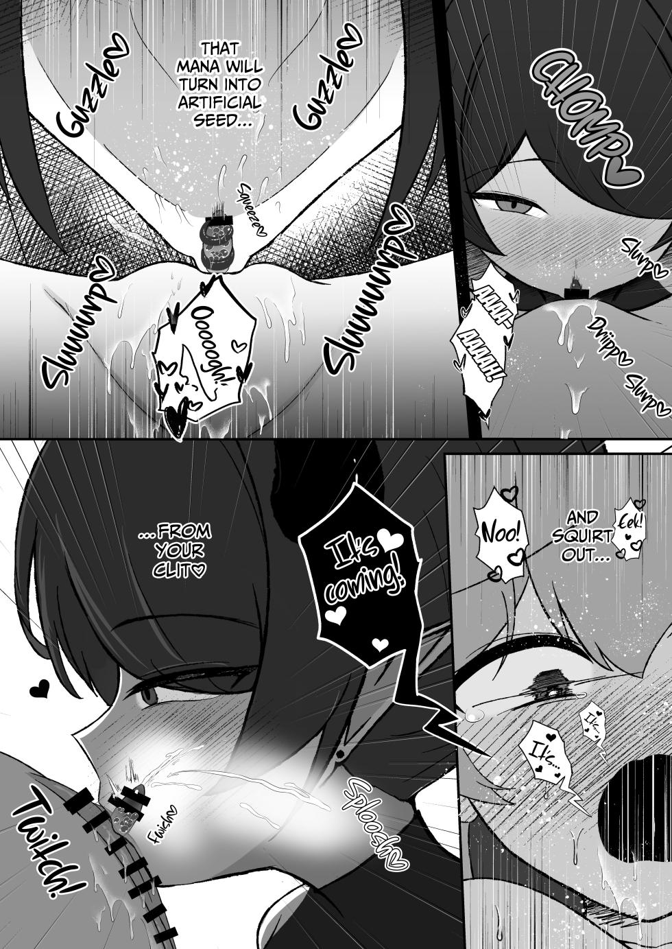 [Lilium (Aiga)] Mahoutsukai wa Inma ni Inkaku kara Maryoku Kyuushuu Sareru | Witch Gets Mana Drained Through Her Clit By A Succubus [Digital] [English] [IXIA WORKS] - Page 11