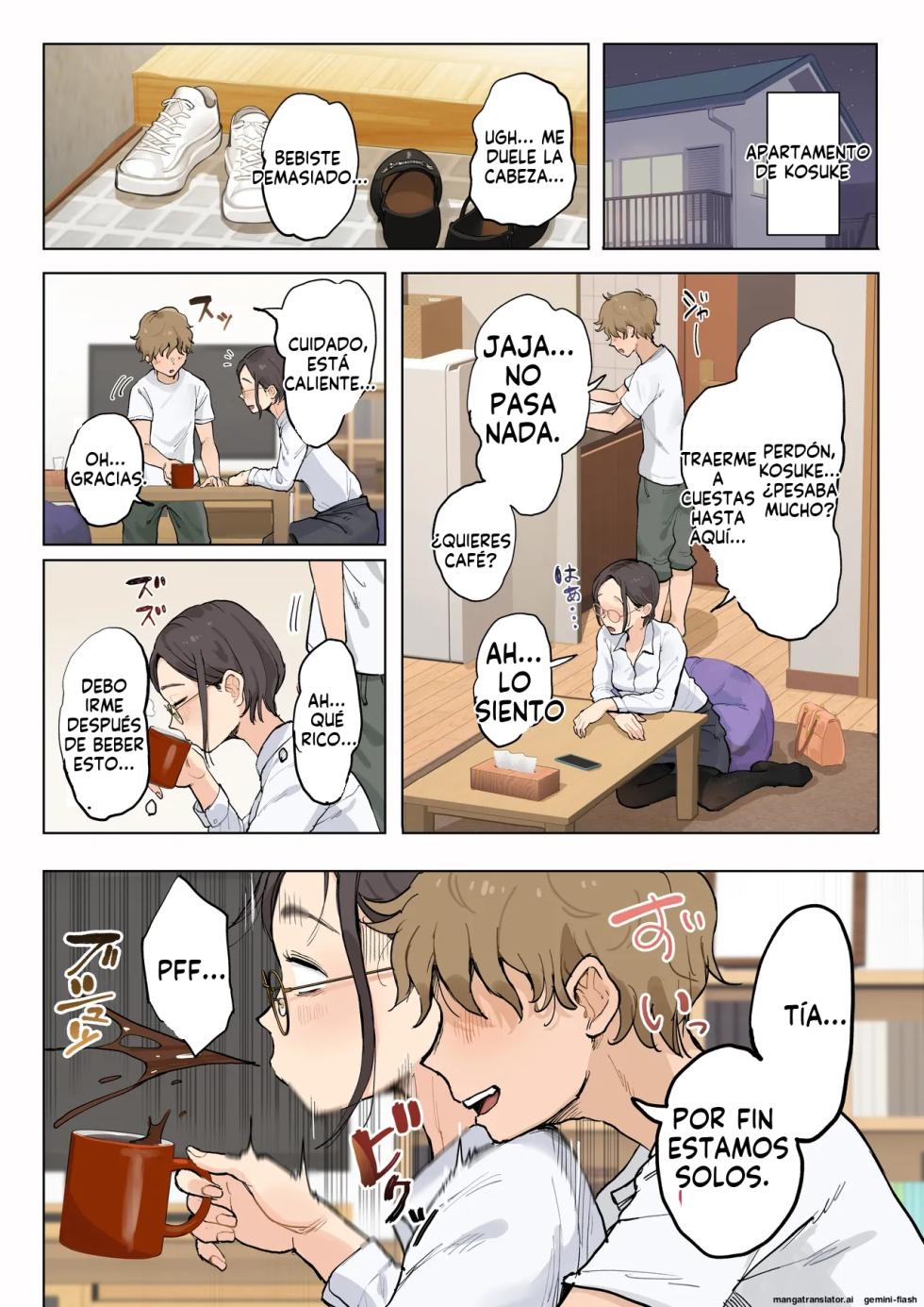 [Fujisaki Chiro] Jukujo no Oba-san ni Kawaii o Renko Shichau Yabai Oikko no Hanashi [Spanish] [MTL] - Page 7