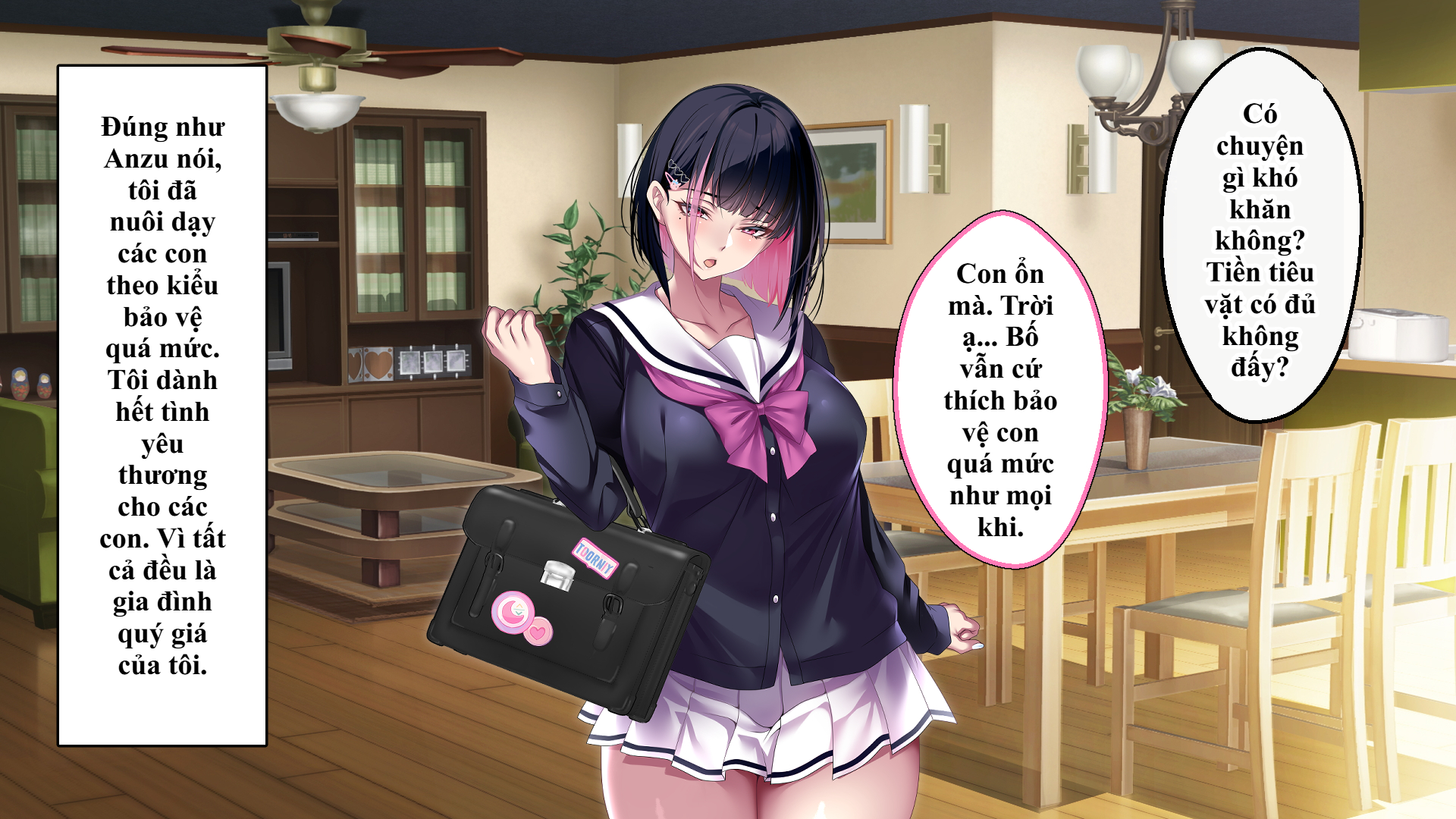 [eyechil Works (Hayashi Cherry)] Tsurego no Kurokami Gal o Otou-san ga Haramaseta Hanashi | Câu chuyện bố dượng làm cô con riêng tóc đen gyaru dính bầu. - Page 9