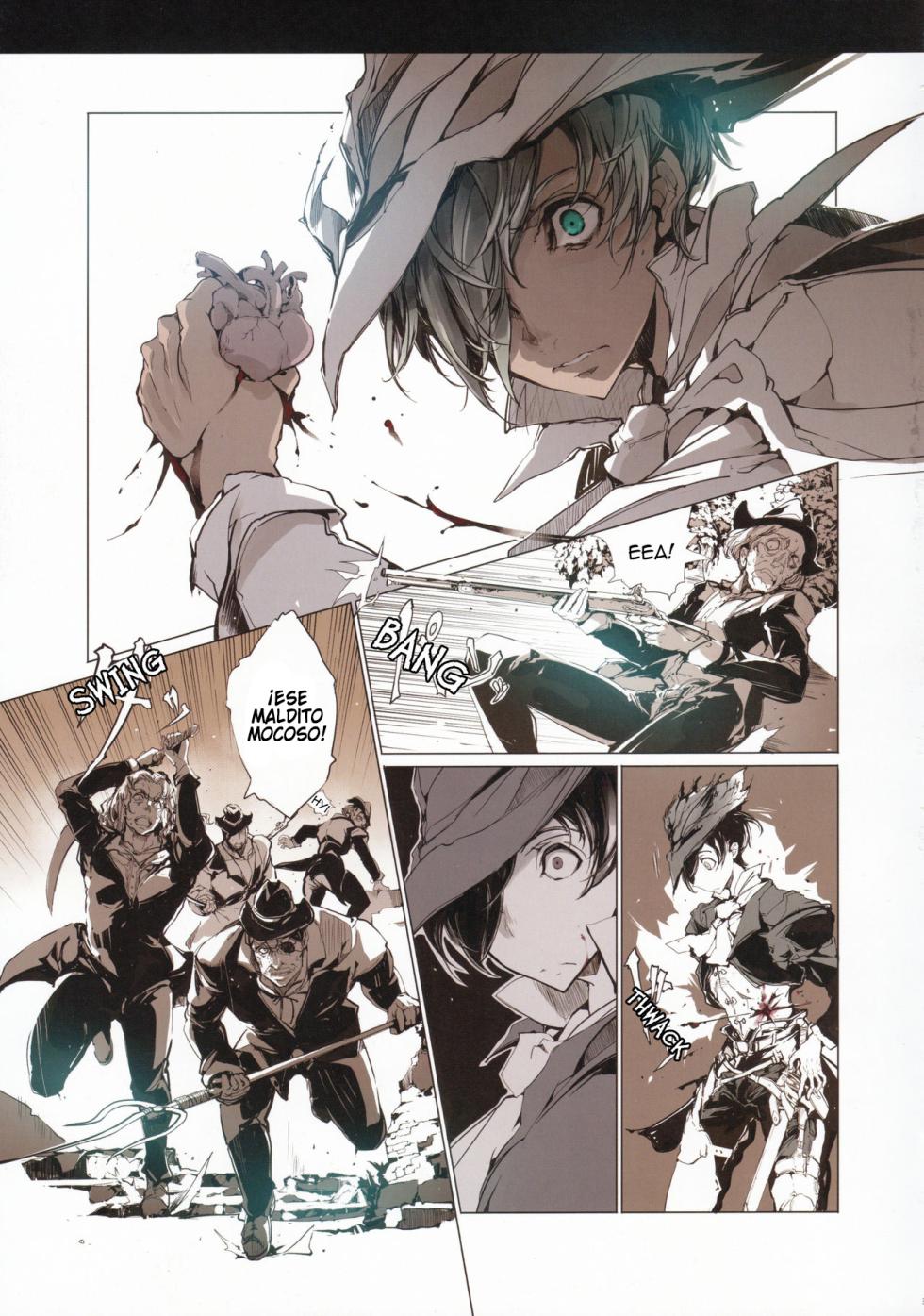 (C90) [70 Nenshiki Yuukyuu Kikan (Ohagi-san)] Succura no Takkei - La Crucifixión de Succura (Bloodborne) [Spanish] [Kaede Fansub] - Page 36