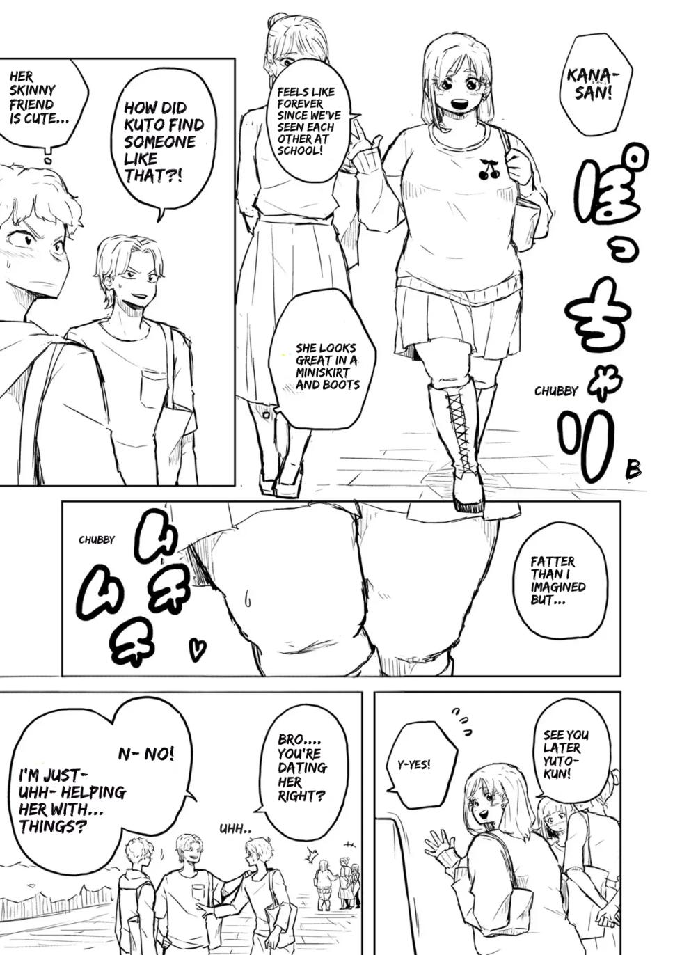 [Pocchari wa sekai o sukuu] Chubby Girlfriend [English Re-Write] - Page 35