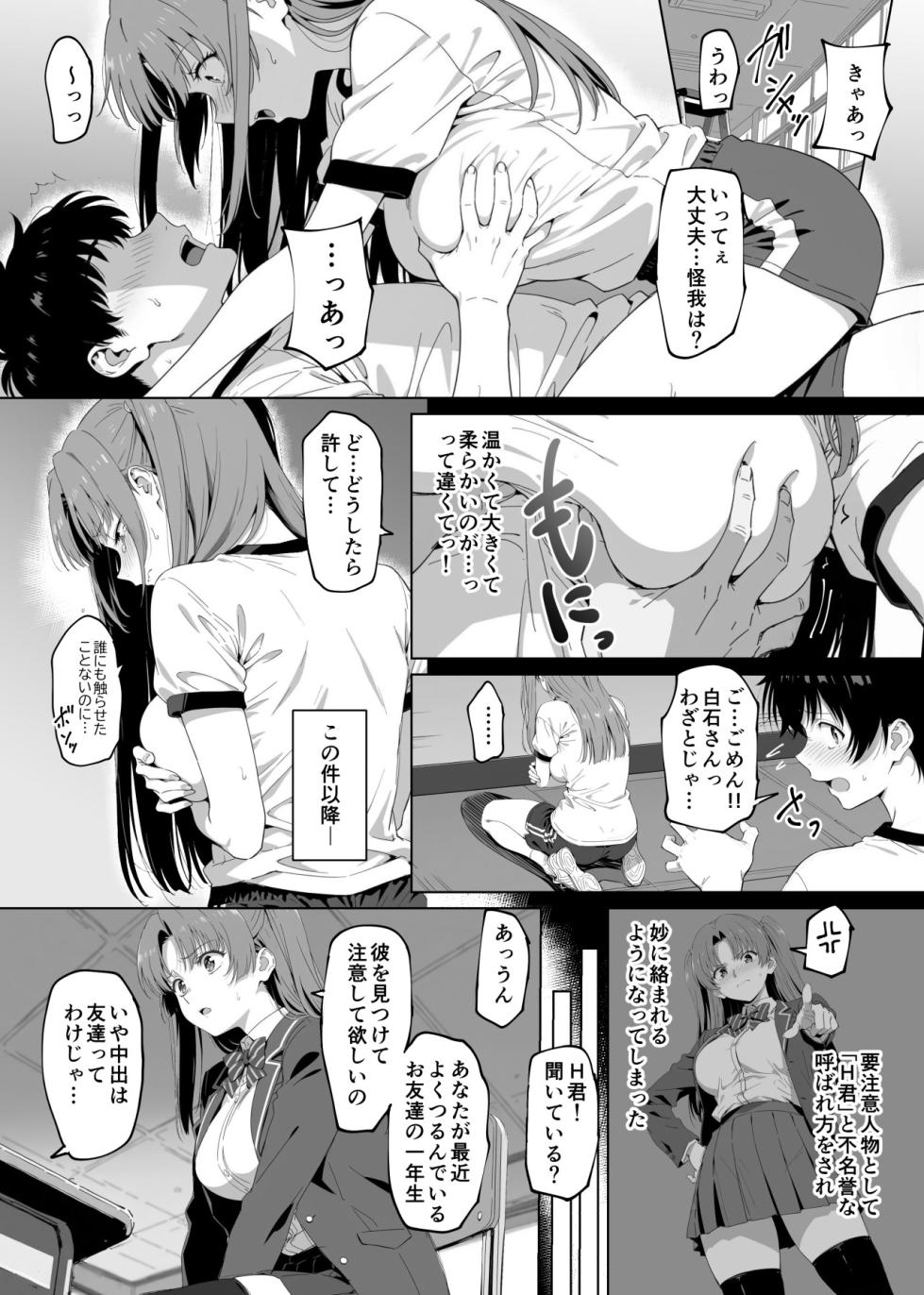 [ろくまる荘]ラッキースケベ止まりのハーレム主人公の体を頭SEXのサル後輩が乗っ取った話www - Page 9