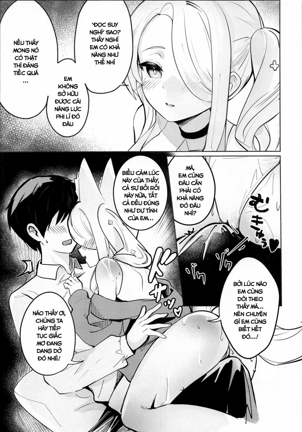 (C107) [Sandrop (KiTA)] Koufuku na Eden ni Oboreru Yoru - Lạc Trong Màn Đêm Của Vườn Địa Đàng Hoan Lạc (Blue Archive) - Page 6