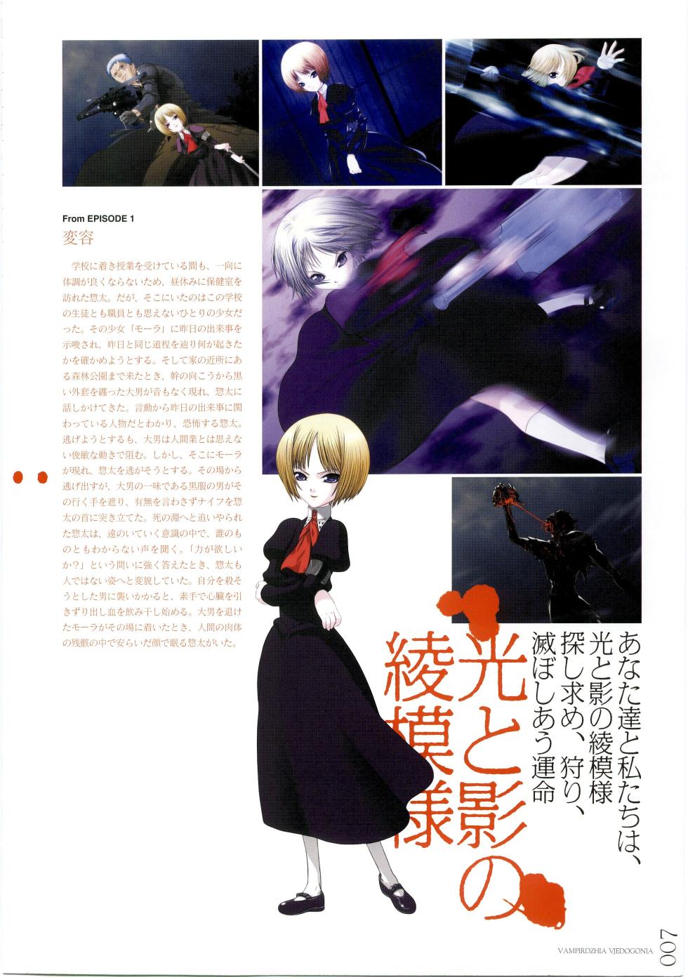 [NITRO PLUS] Vampirdzhija Vjedogonia Kikokugai -Perfect Graphics- Art Book - Page 7