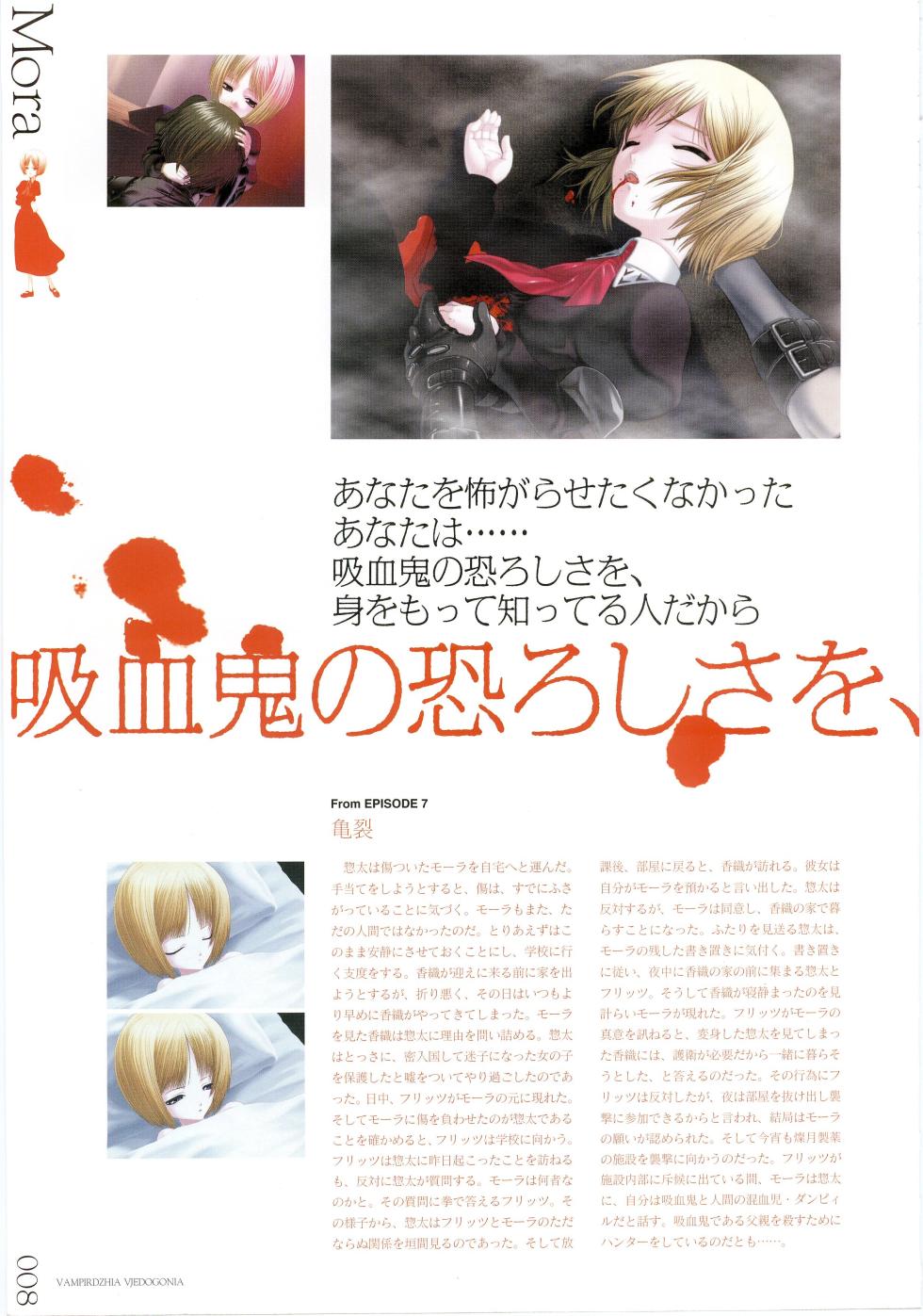 [NITRO PLUS] Vampirdzhija Vjedogonia Kikokugai -Perfect Graphics- Art Book - Page 8