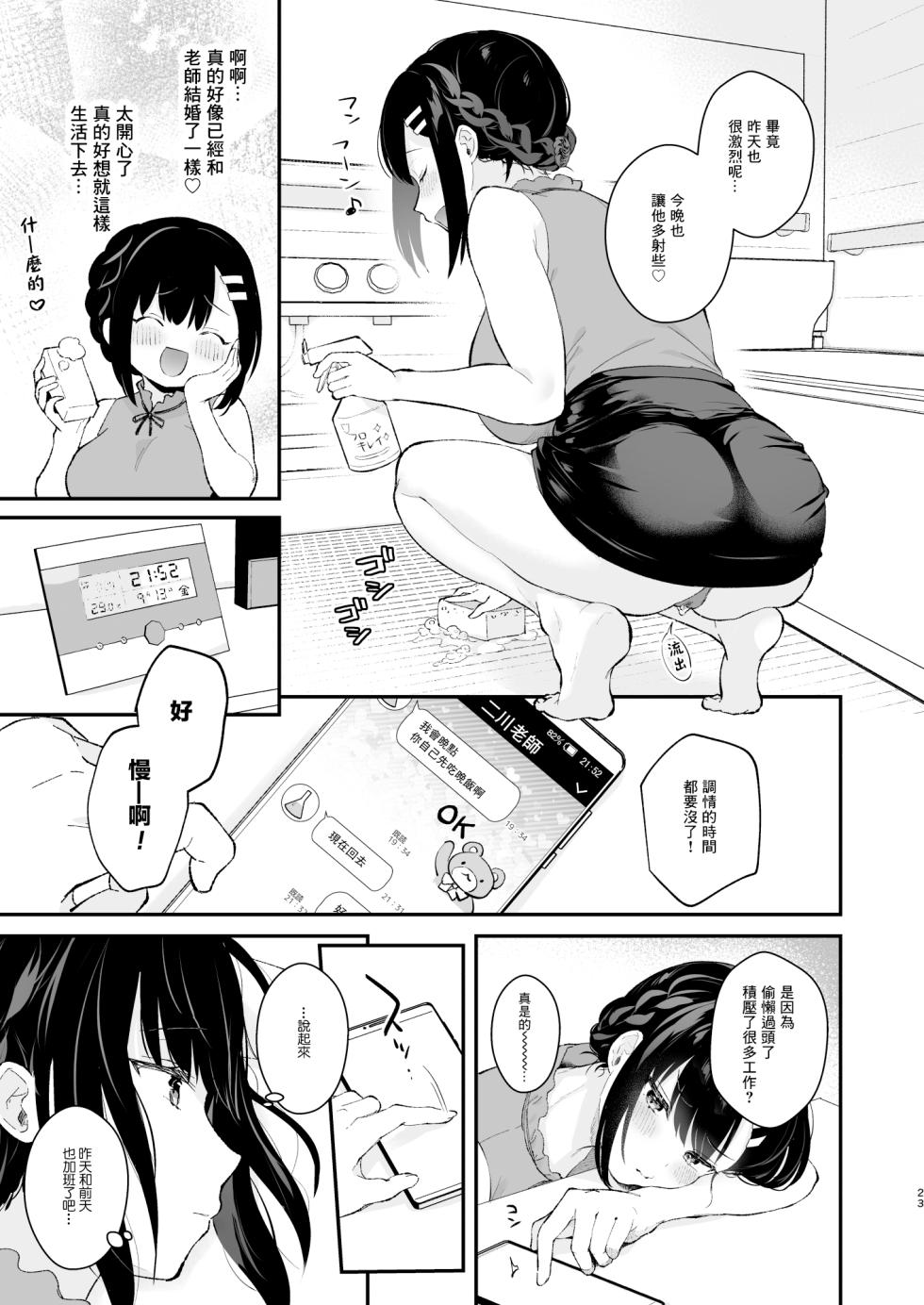 (C99) [カームホワイト(真白しらこ)] おしかけ彼女のおままごと [中国翻訳] [DL版] [無修正] - Page 23