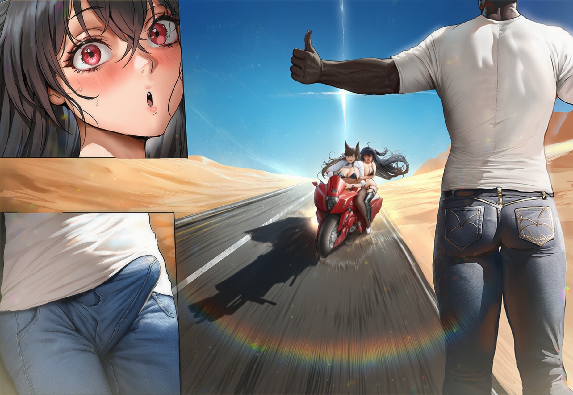【Rayai】Atago & Taihou VB BBC  [No Text] full [AI Generated] - Page 3