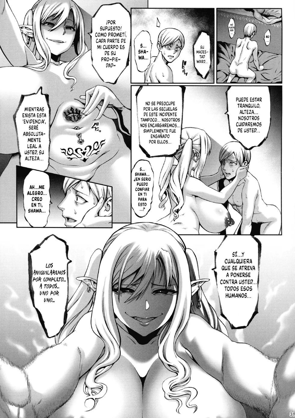 [Aodouhu (Neromashin)] Houjou no Reizoku Elf 7 + C101 Omake Honpen Sonogo｜Fértiles Esclavas Elfas 7 + Bonus C101 Después de la Histori Principal [Mis aportes a la humanidad] [Digital] - Page 32
