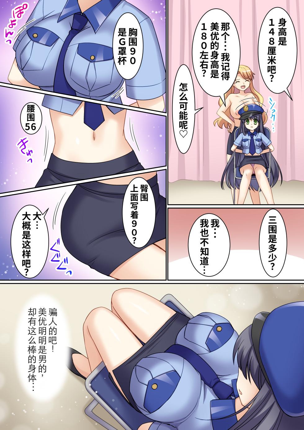 [TSF no F (Kagura Kurumi)] TS Genjitsu Kaihen ~Shinjin Cosplay Fuuzoku-jou ♀ ni Ochiru Keisatsukan ♂~ | TS现实改写~沦落为新人角色扮演风俗女郎♀的警察♂~ [Chinese] [WPSX润色] - Page 15