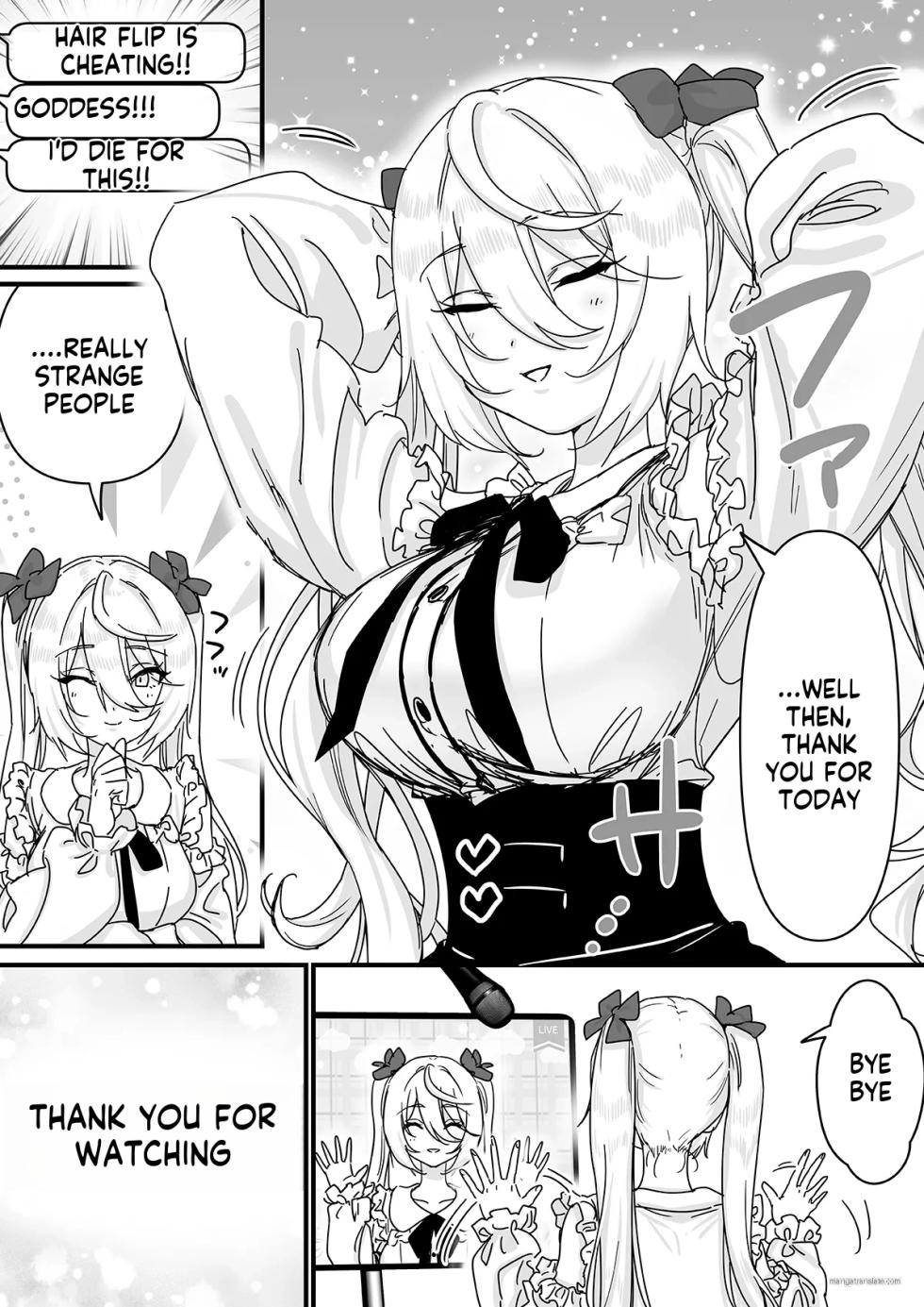 [P&I (Mel EX, Satsukimasu)] [Sad News] Popular streamer gets so absorbed in VR that they end up having their nipples revealed lol - Page 4